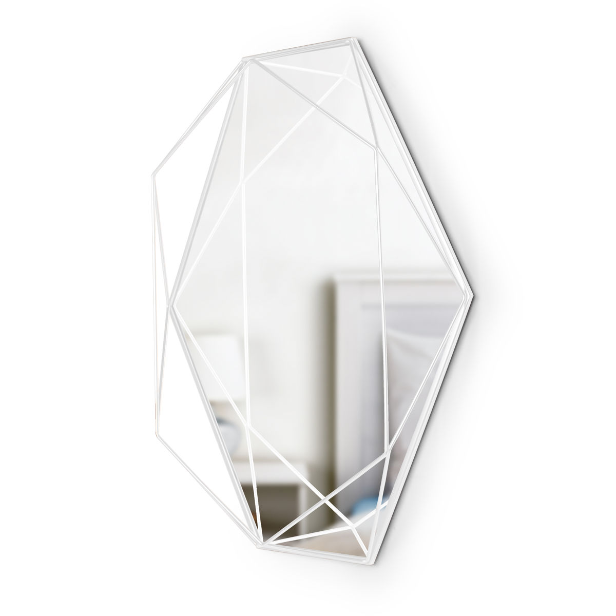 Umbra wandspiegel Prisma - Wit