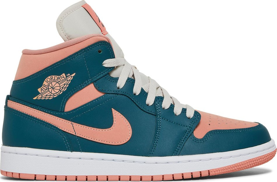Wmns Air Jordan 1 Mid  Dark Teal Green  BQ6472-308 - Sneaker Replica Workshop