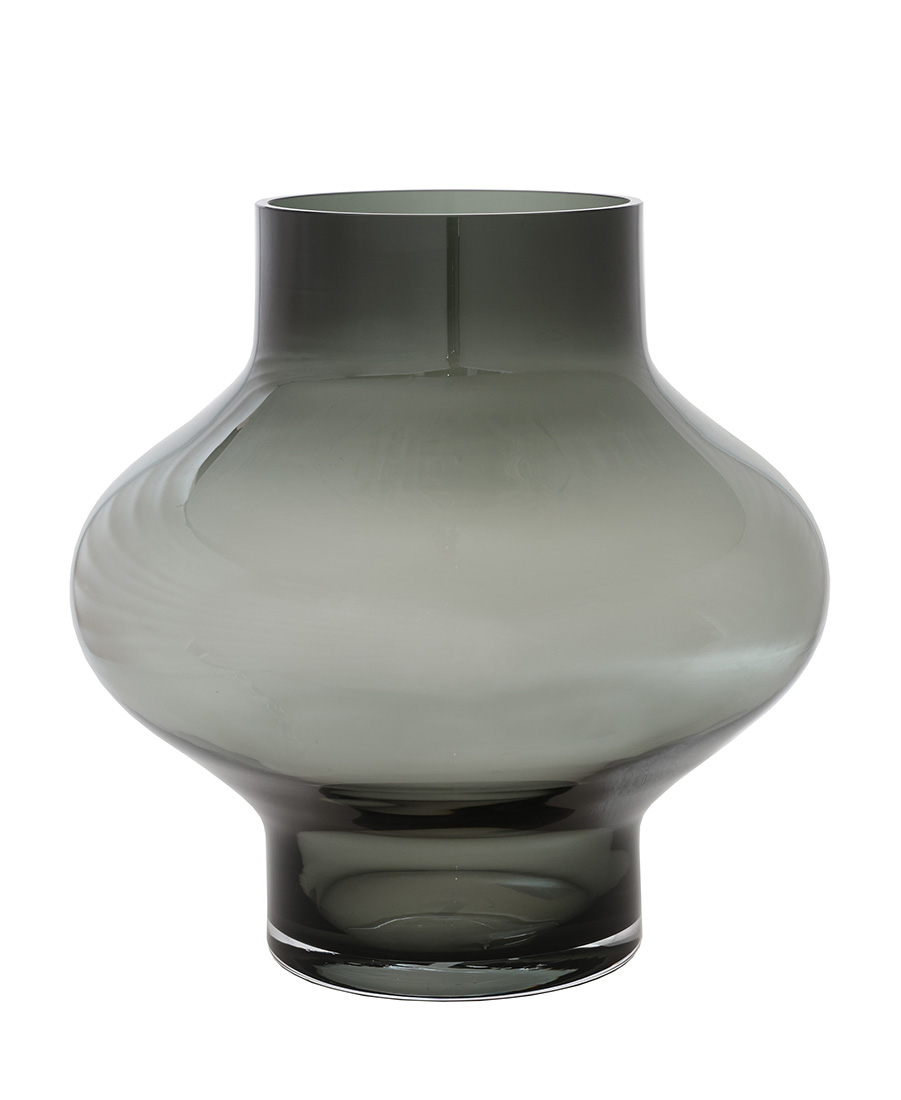 Vaas Ruvuma M grey Ø28 x H28 cm