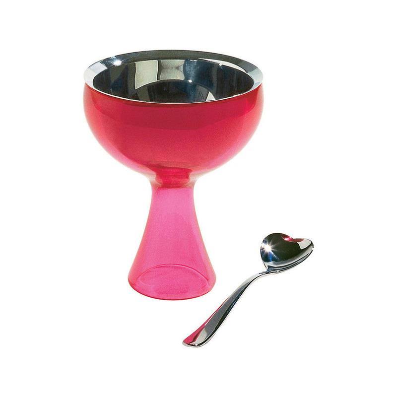 Alessi Big Love Ice Cream Bowl u0026 Spoon - Blue