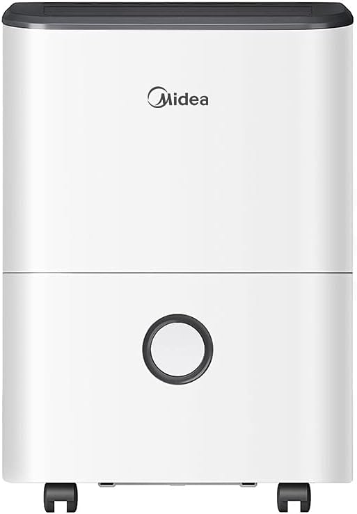 Midea deumidificatore, 20L/24h, stanza circa 100m³ (40m²), DF-20DEN7-WF, compatibile con APP