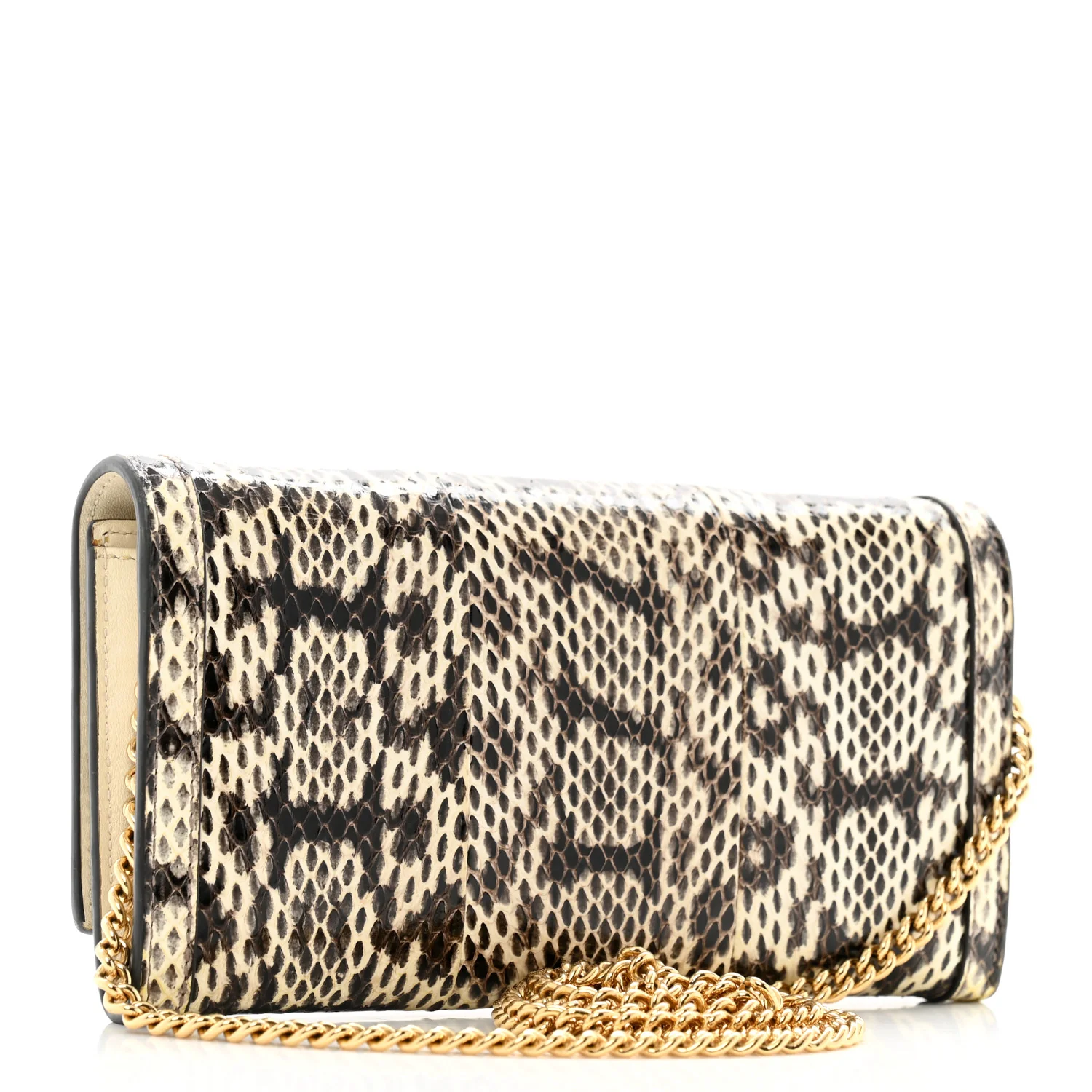 Snakeskin GG Ophidia Wallet On Chain Roccia - Top Club