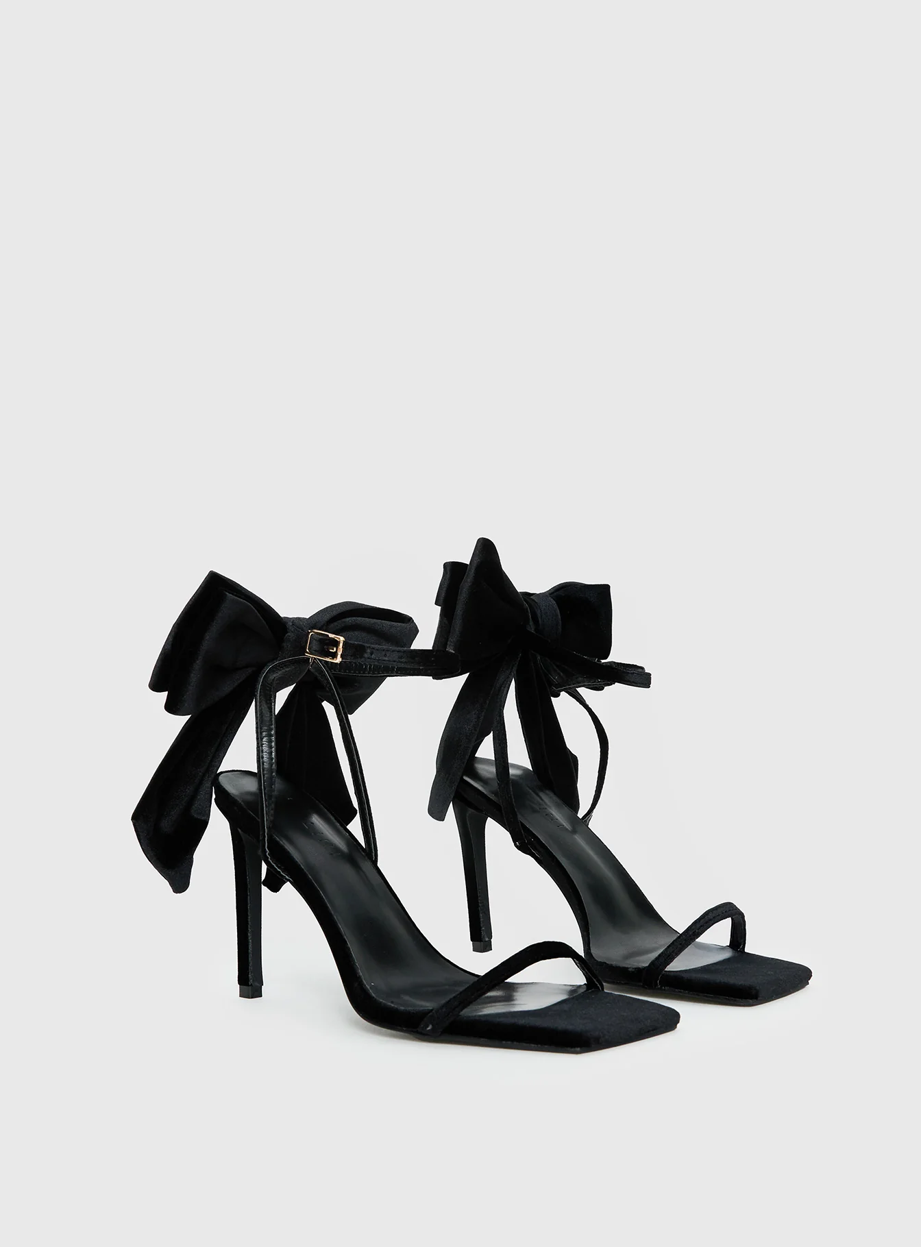 Billini Elesa Bow Detail Stiletto Heels Black