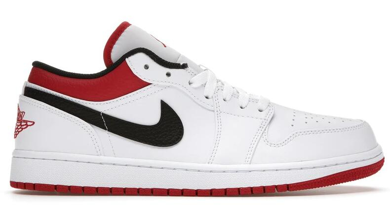 Air Jordan 1 Low  White University Red  553558-118 - Sneaker Replica Workshop