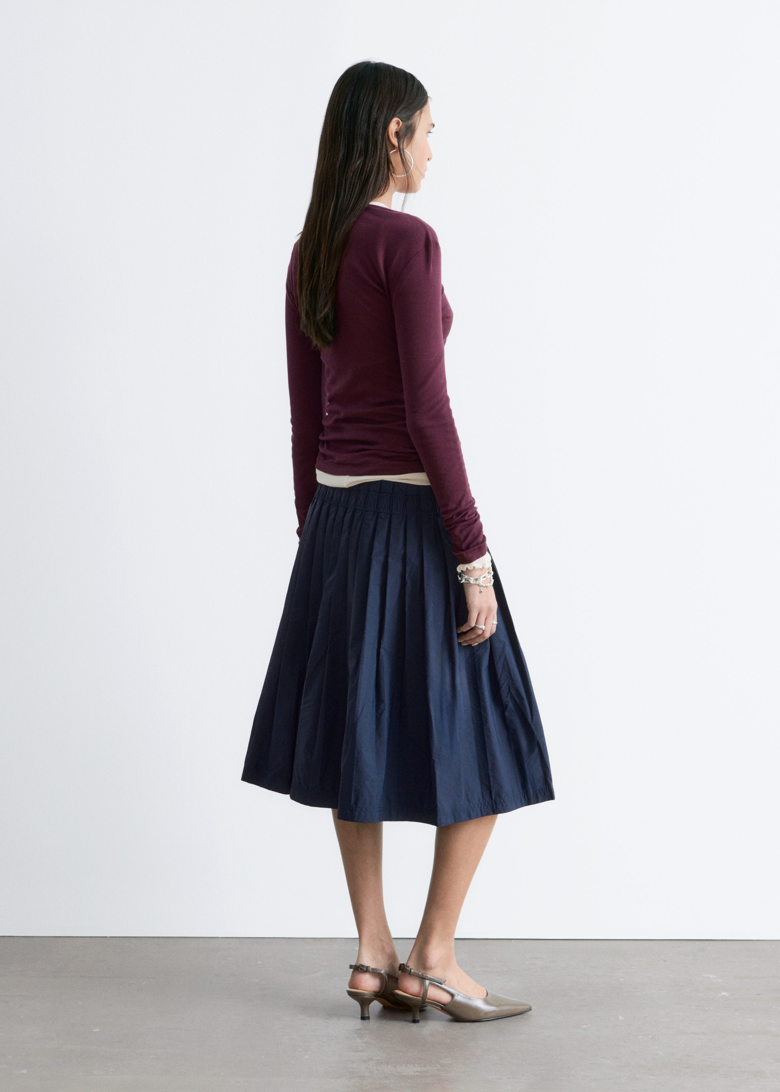 & Other Stories LONG-SLEEVE COTTON TOP