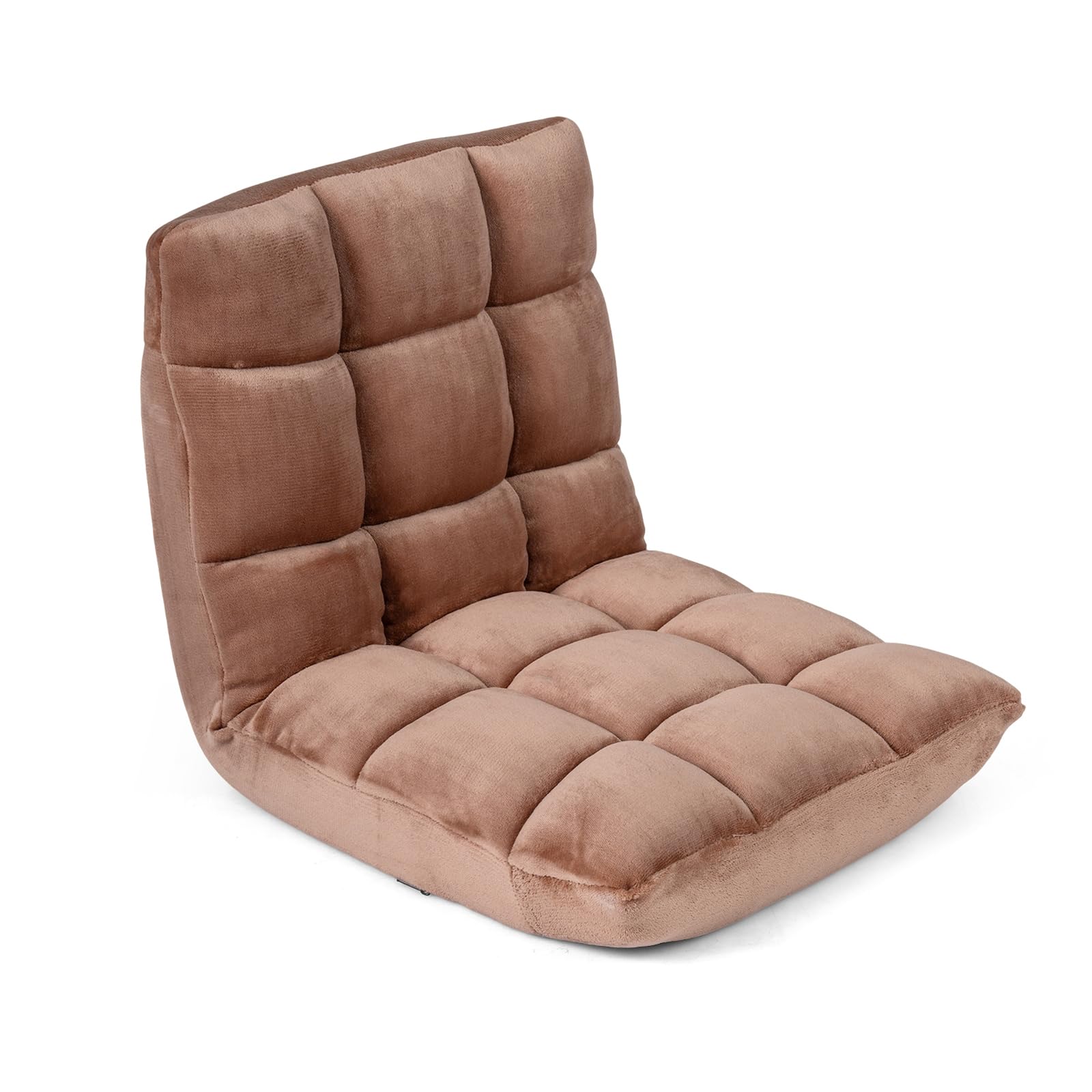 BEFOUNDLOVELY Floor Chair with Back Support, Foldling Gaming Sofa Chair with Comfy Cushion