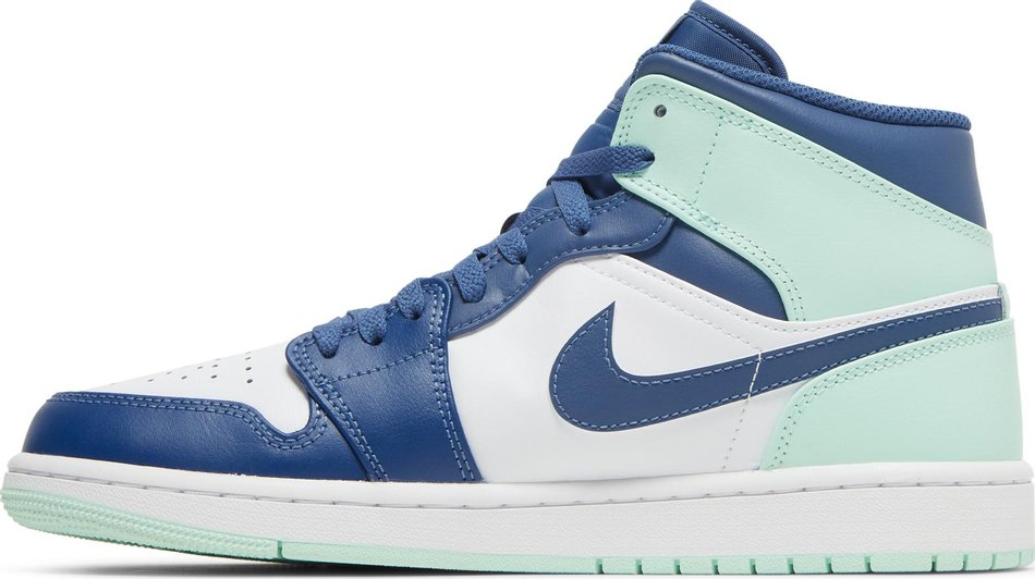 Air Jordan 1 Mid  Blue Mint  554724-413 - Sneaker Replica Workshop