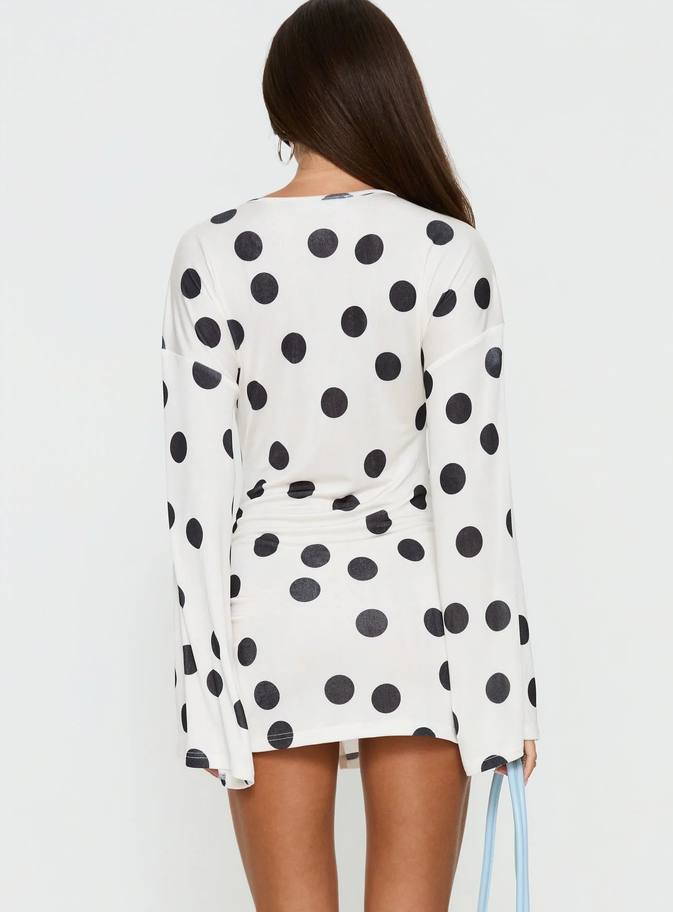 Cosmic Mini Dress Moonlight Polka
