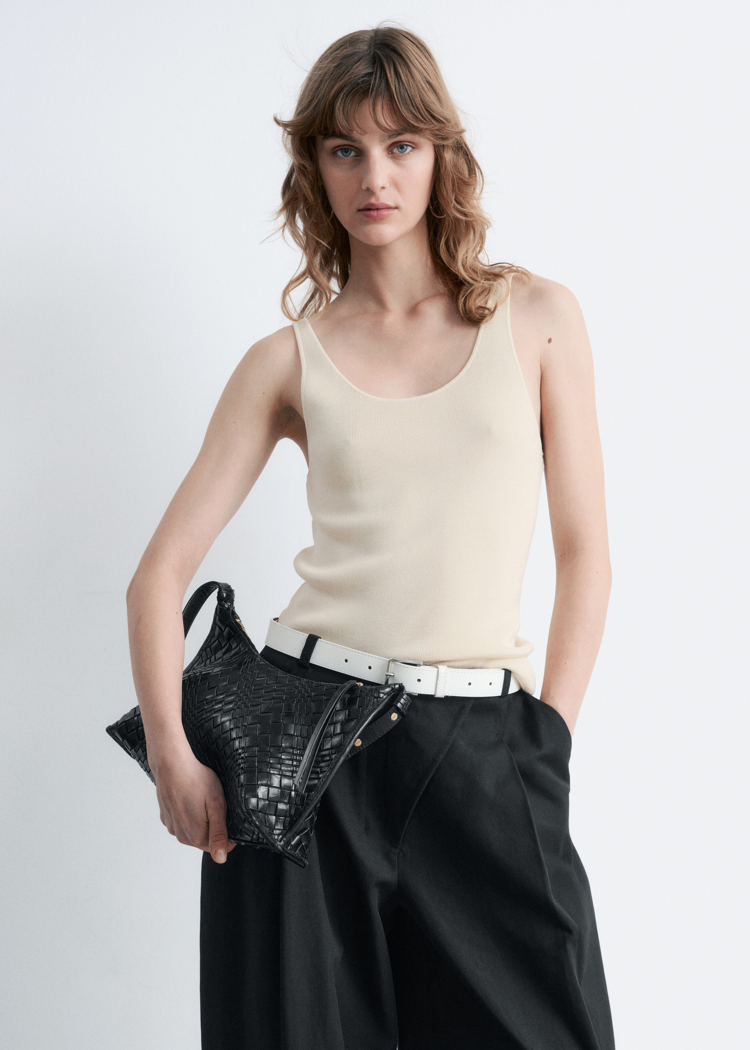 & Other Stories SCOOP-NECK TANK TOP