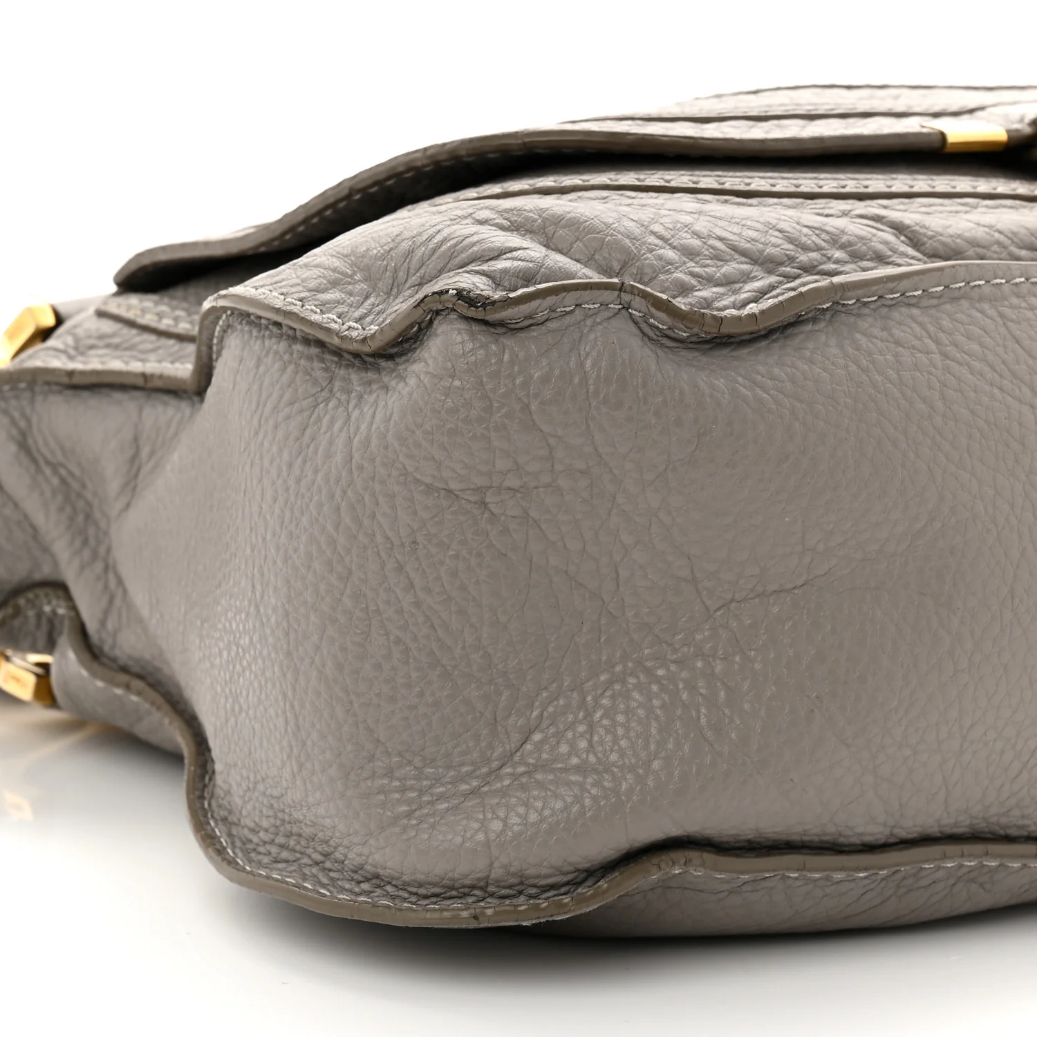 Calfskin Medium Marcie Satchel Cashmere Grey - Top Club