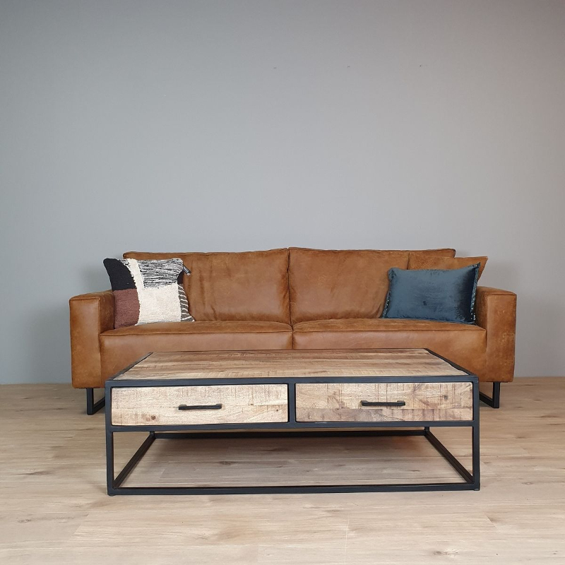 Salontafel Maas, rechthoekig 2 lades