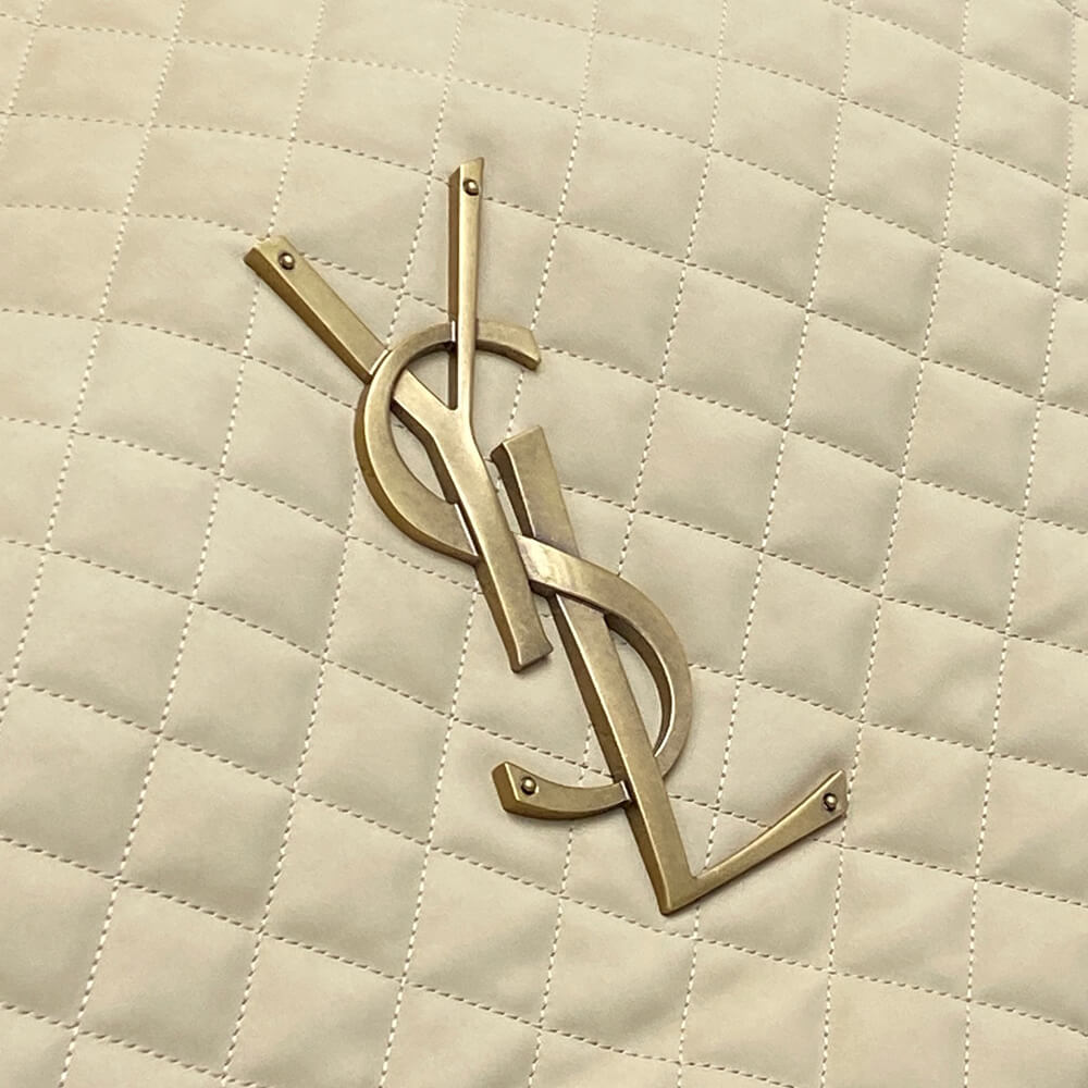 YSL ICARE maxi shopping bag in quilted nubuck suede(HIGH-END GRADE) - Top Club