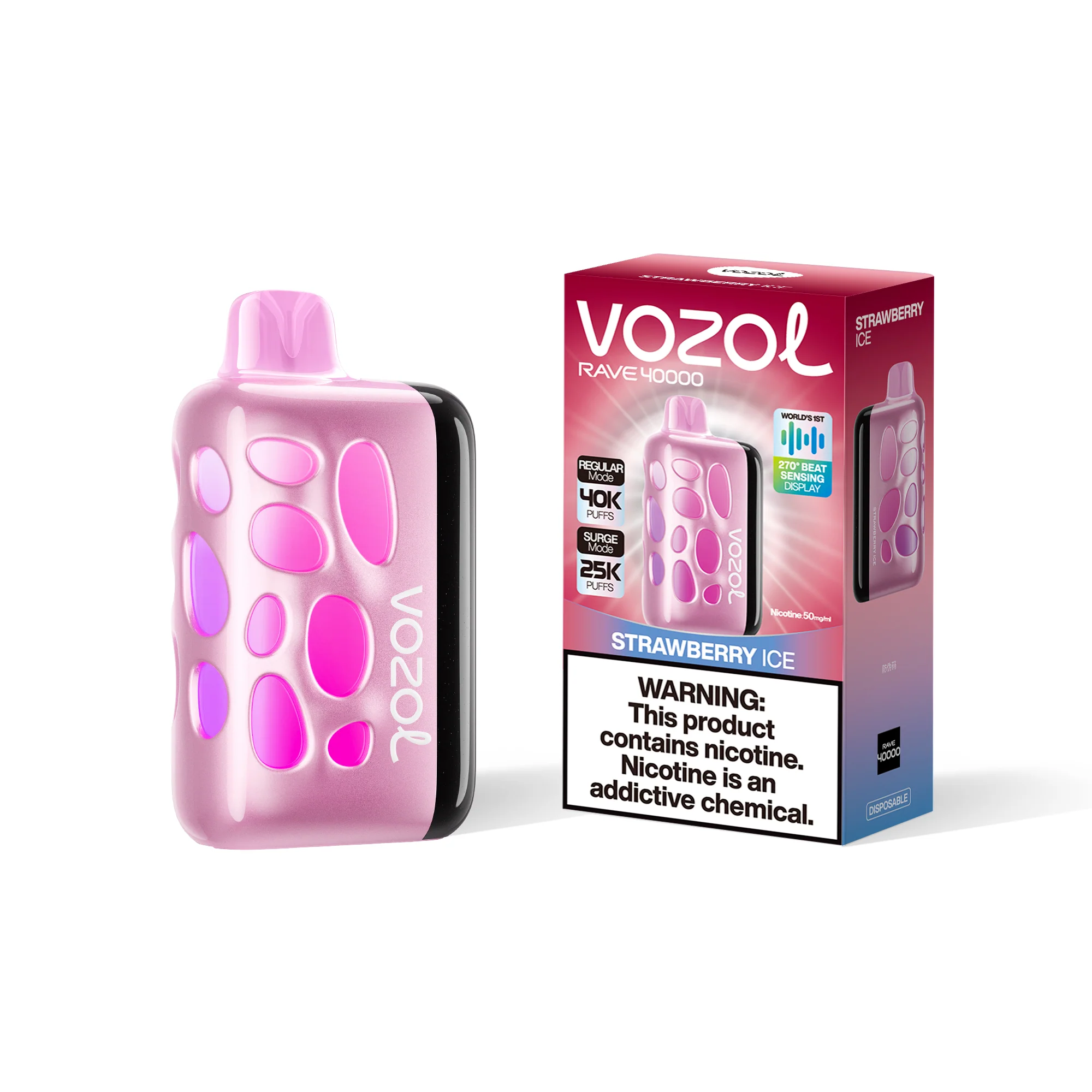 VOZOL RAVE 40K Disposable Vape (All Flavours)