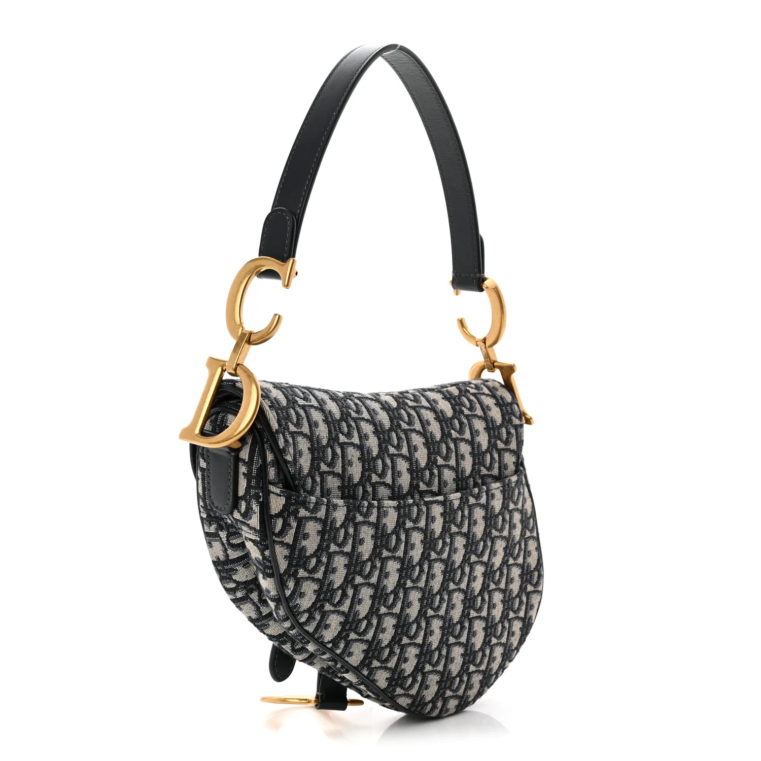 Oblique Saddle Bag Blue - Top Club