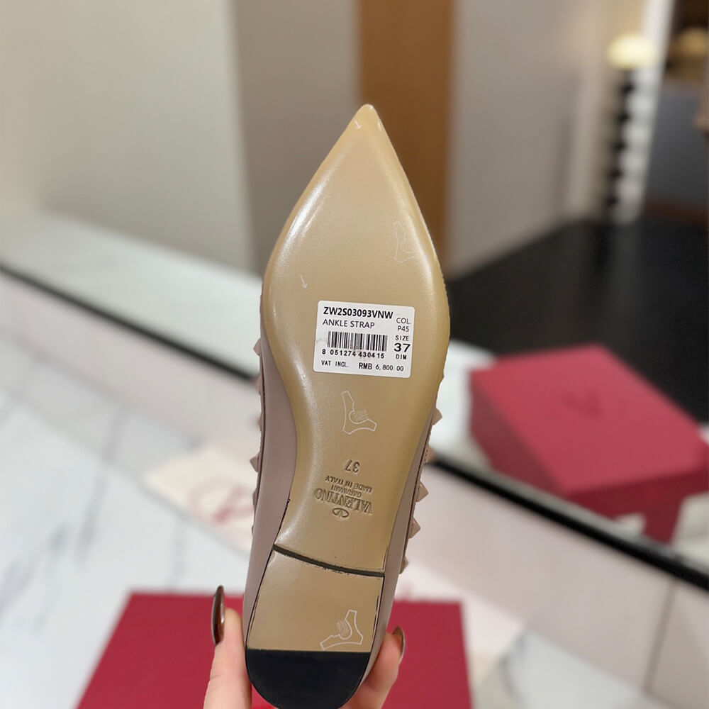 VALENTINO ROCKSTUD BALLET FLAT - Top Club