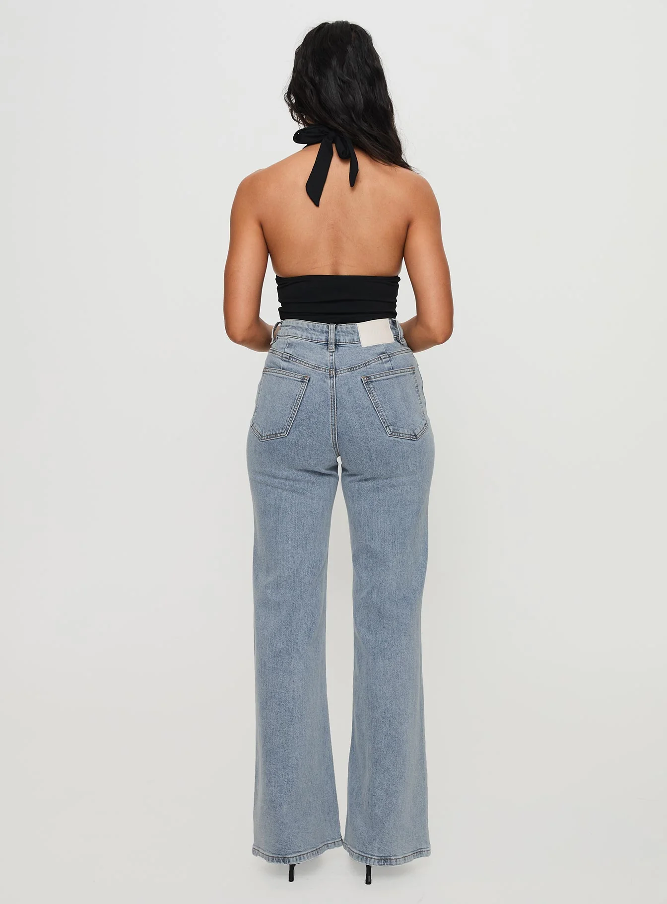 Thearlie High Rise Flared Jeans Light Wash