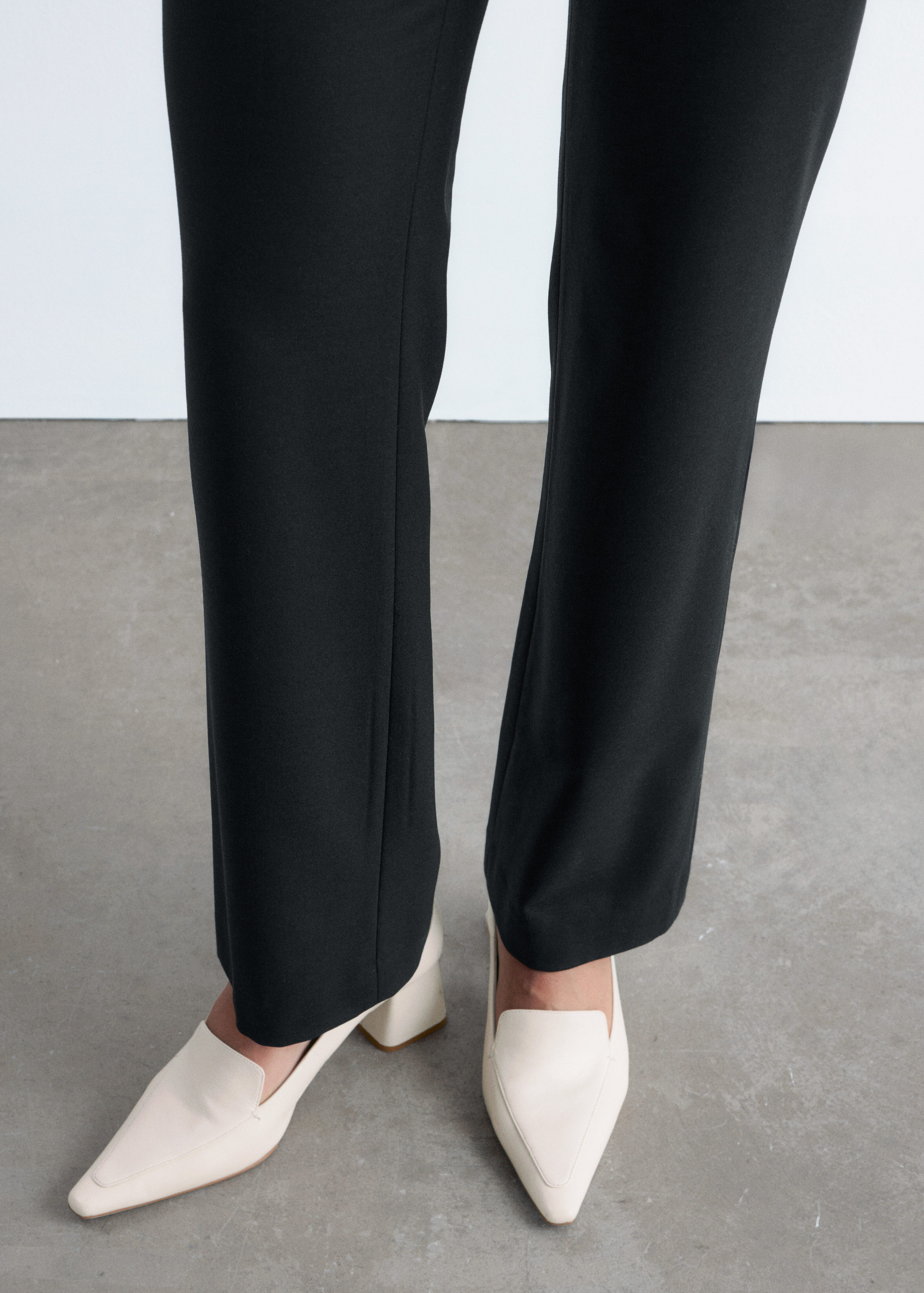 & Other Stories STRAIGHT-LEG WOOL TROUSERS