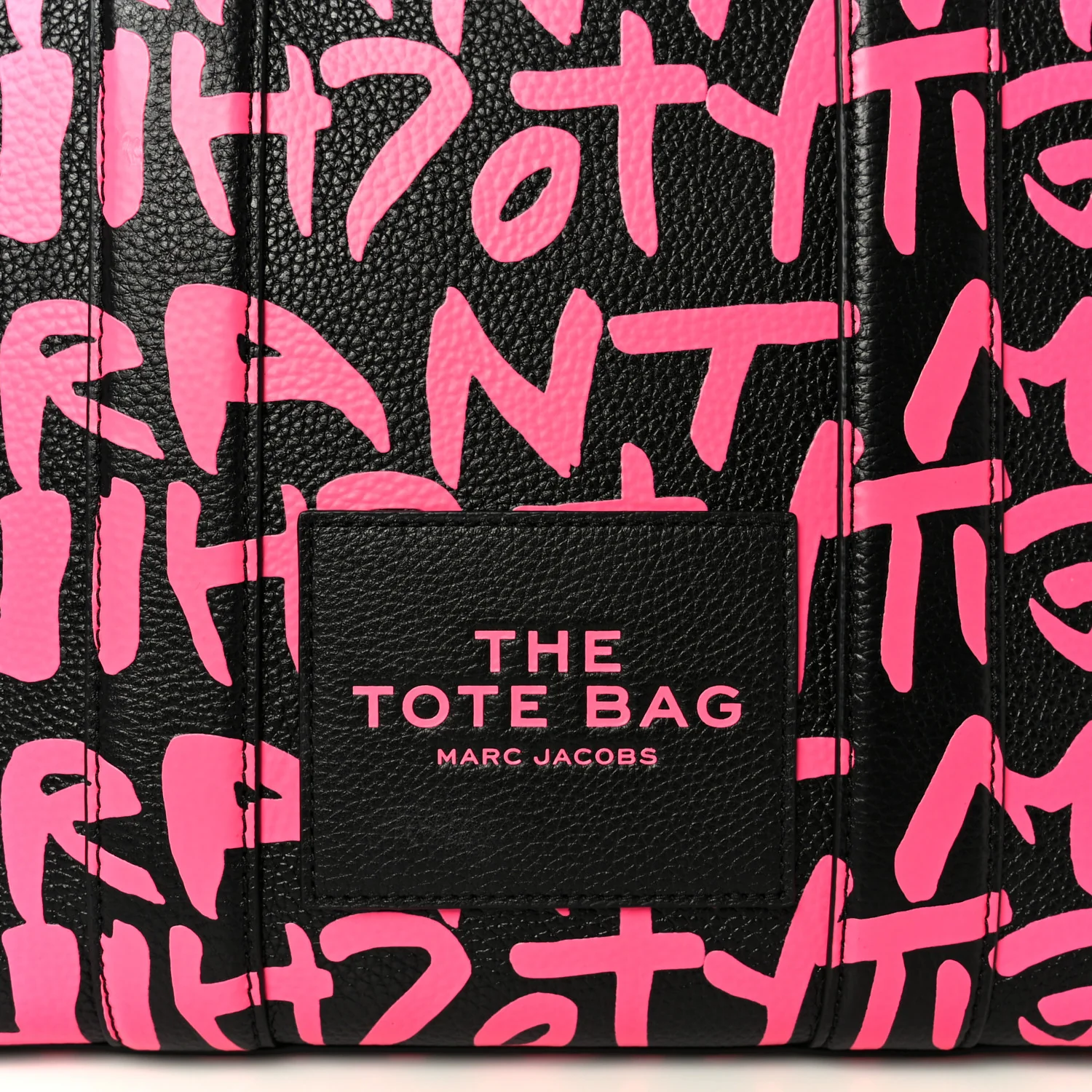 X STEPHEN SPROUSE Grained Calfskin Medium The Tote Bag Pink - Top Club