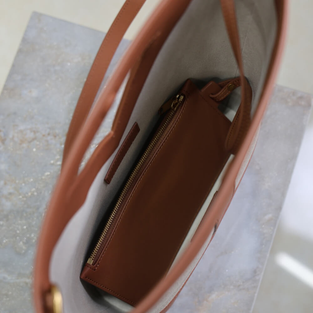 YSL Y small bucket in canvas and leather(HIGH-END GRADE) - Top Club