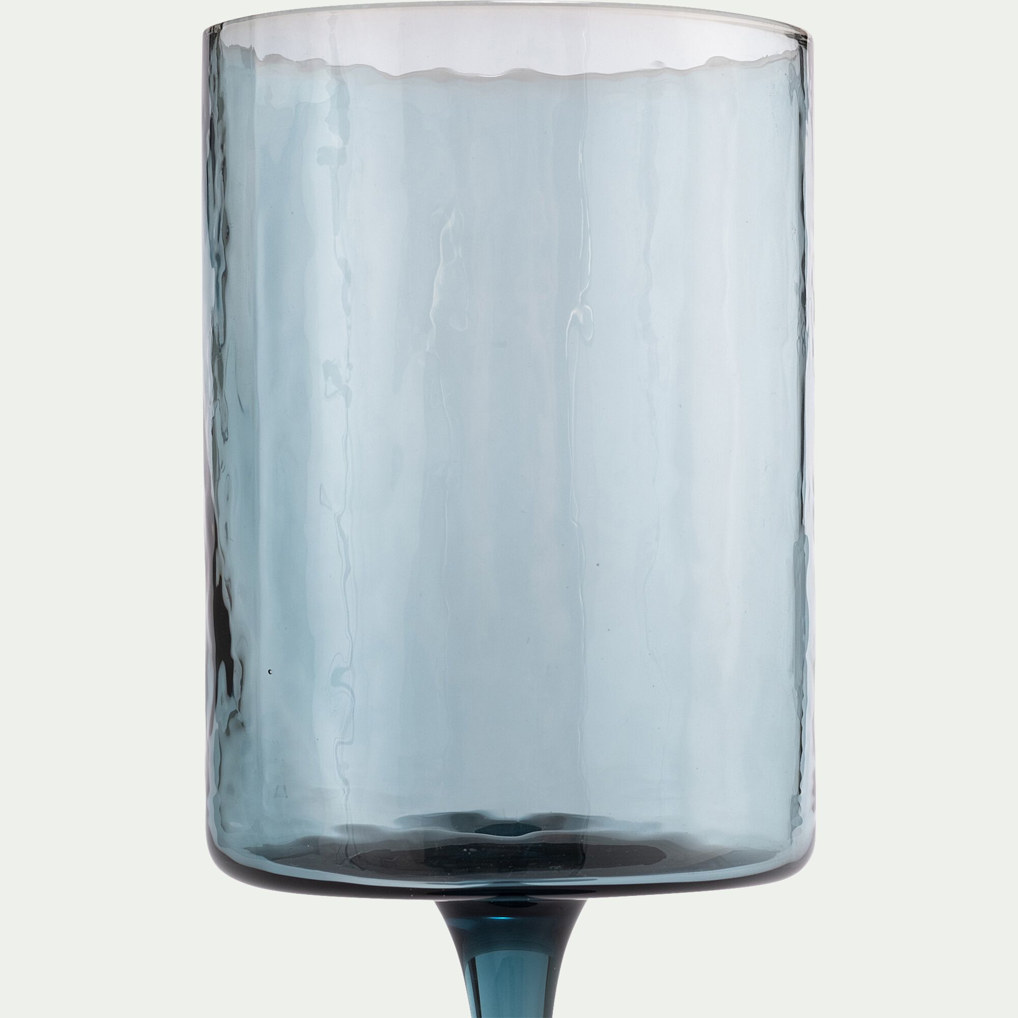 COMINO - Verre à pied en verre 37cl - bleu