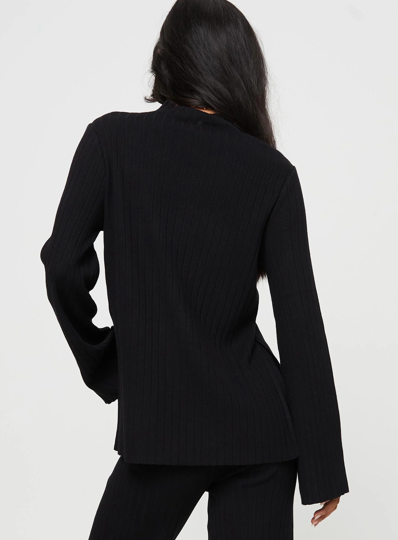 Allen Ribbed Sweater Black