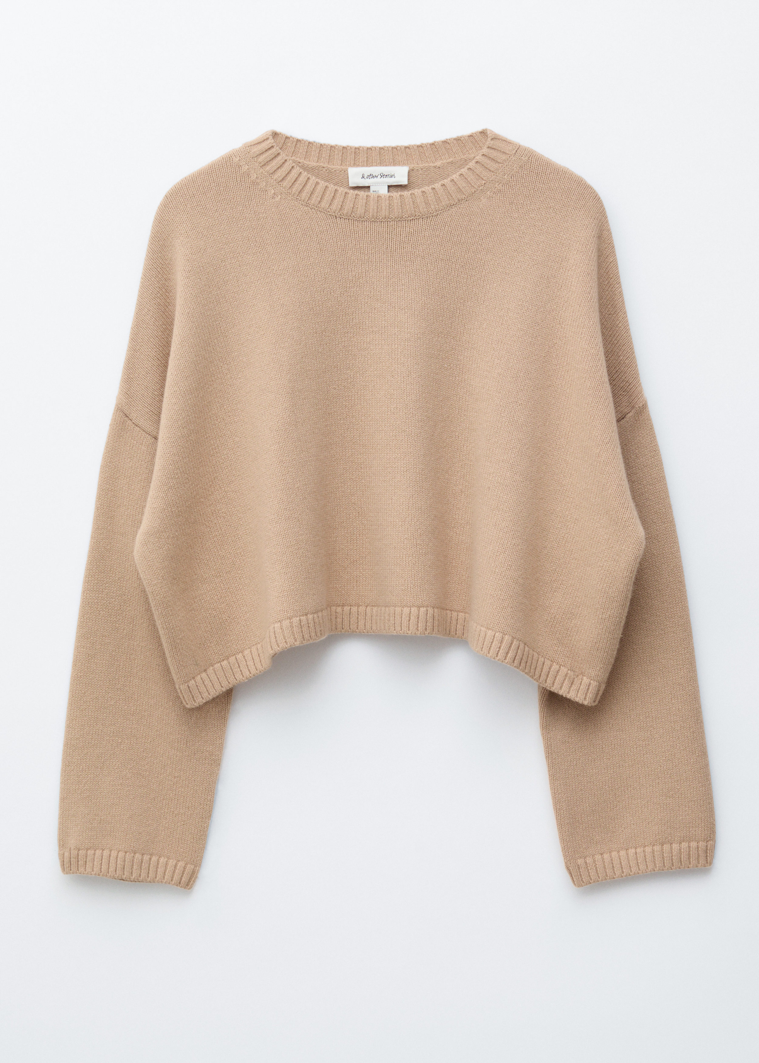 & Other Stories CASHMERE AND COTTON JUMPER