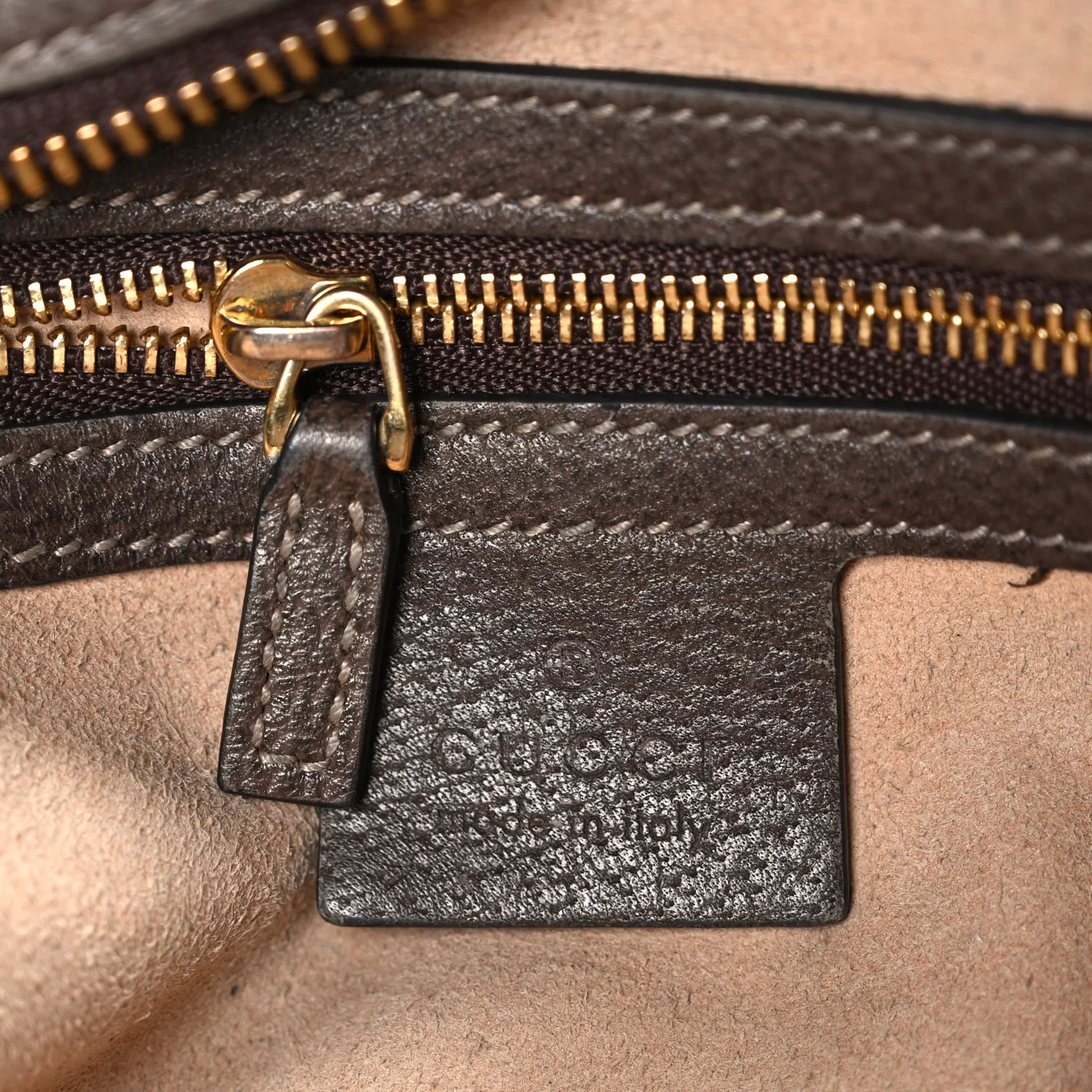 GG Supreme Monogram Web Small Ophidia Shoulder Bag Brown - Top Club