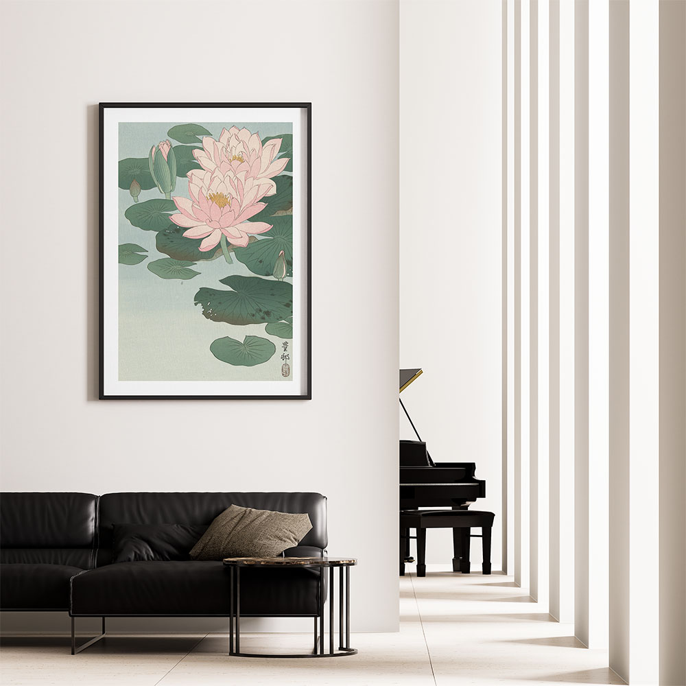 Poster Ohara Koson - Water Lily 70x100 cm