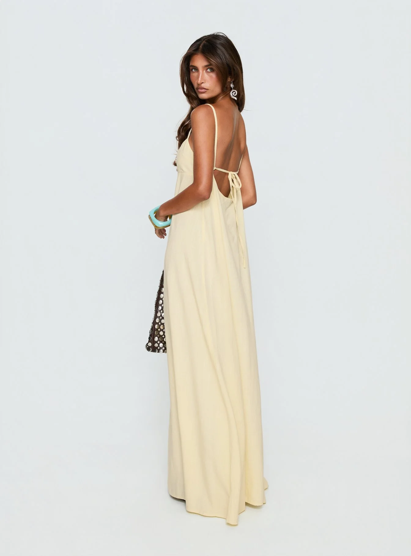 Solie Tie Back Maxi Dress Butter