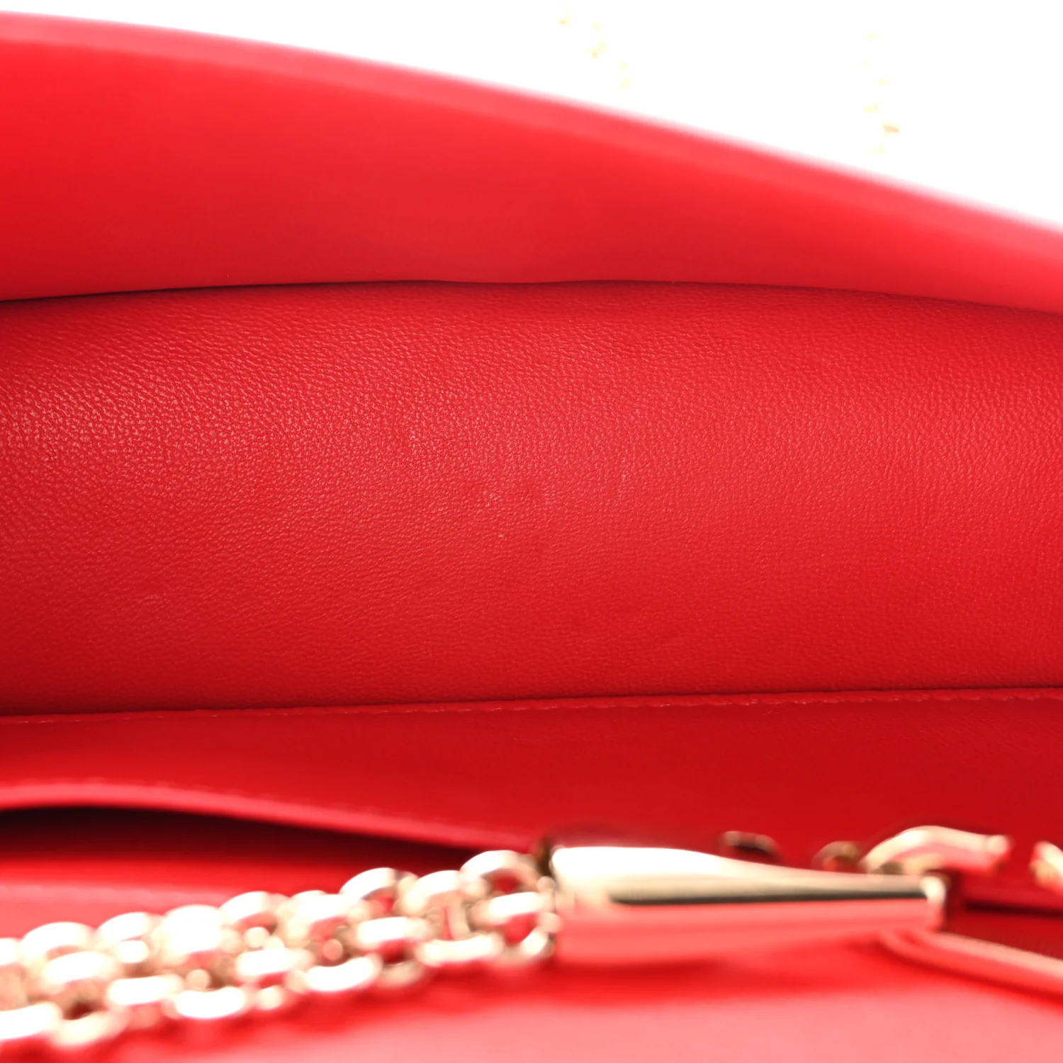 Calfskin Enamel Vlogo Small Loco Shoulder Bag Rouge Pur - Top Club