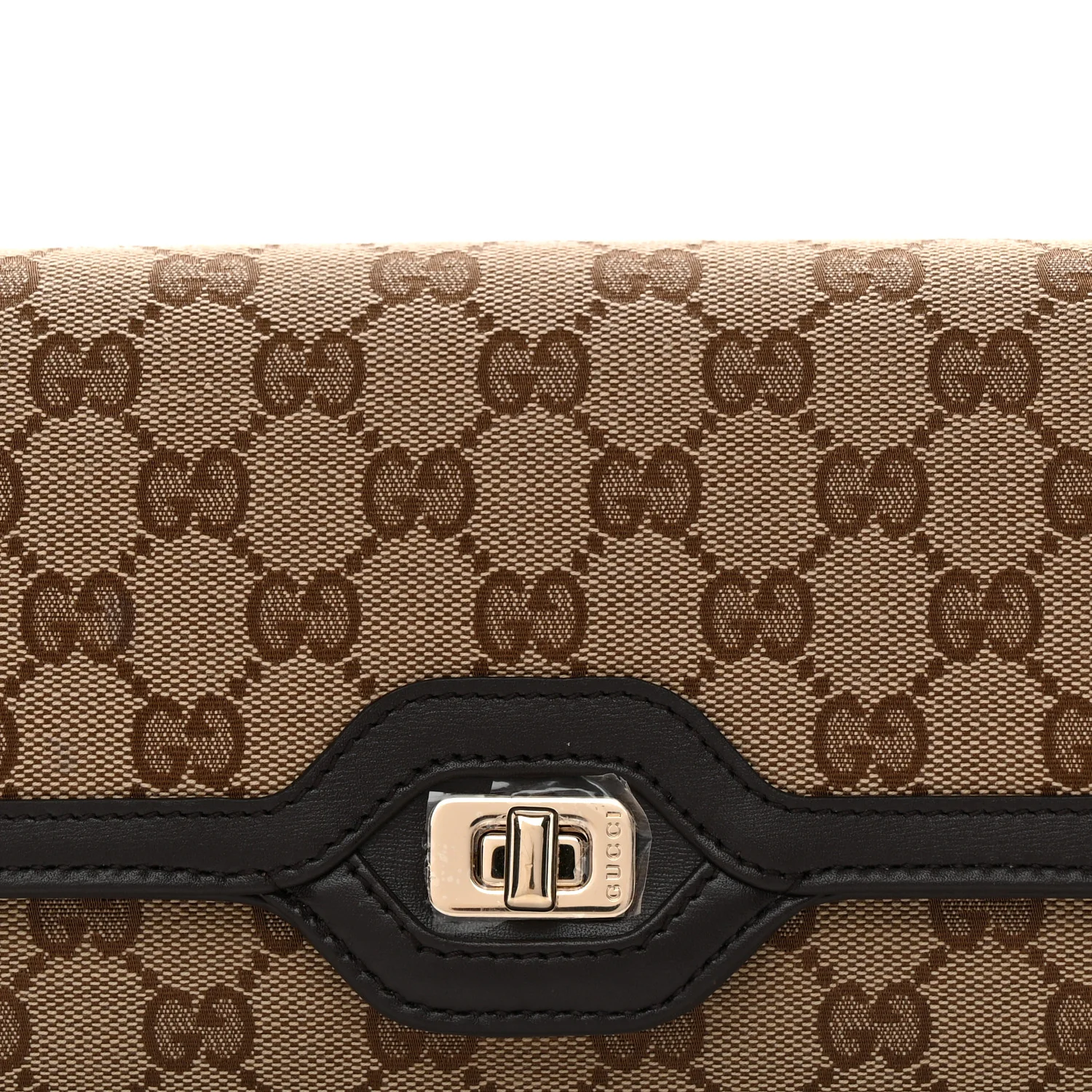 GG Monogram Small Luce Shoulder Bag Beige Ebony - Top Club