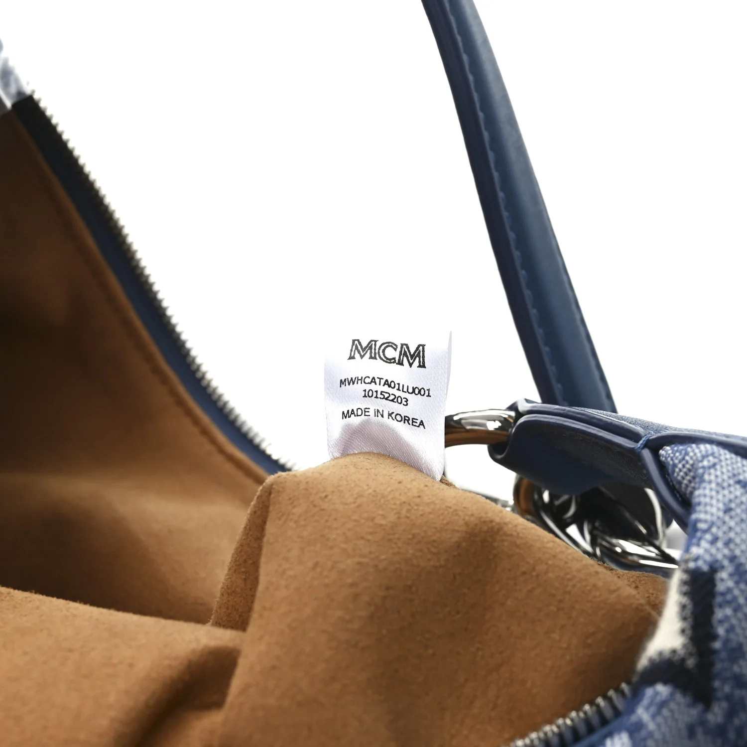 Vintage Jacquard Monogram Hobo Blue - Top Club