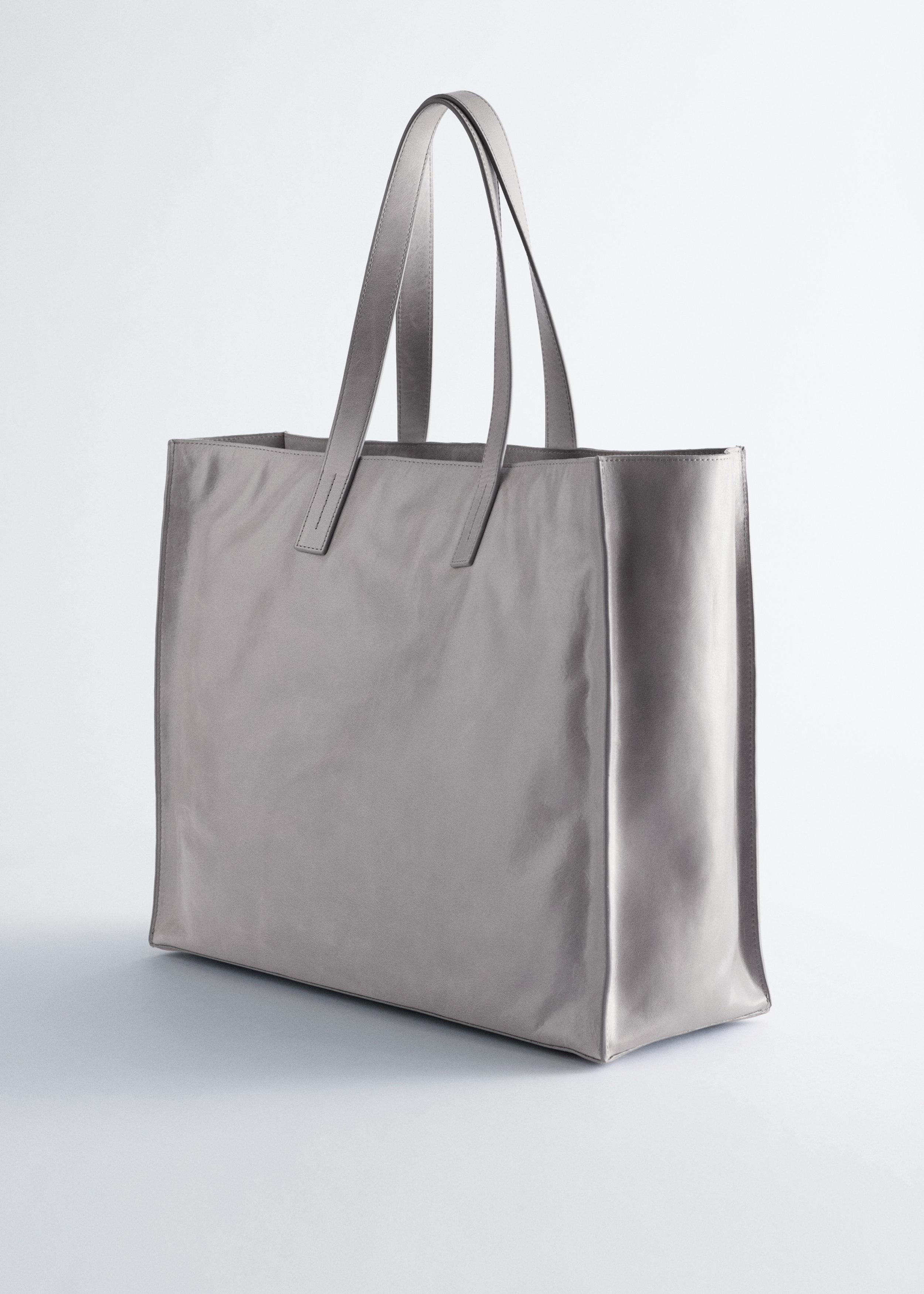 & Other Stories LEATHER TOTE BAG