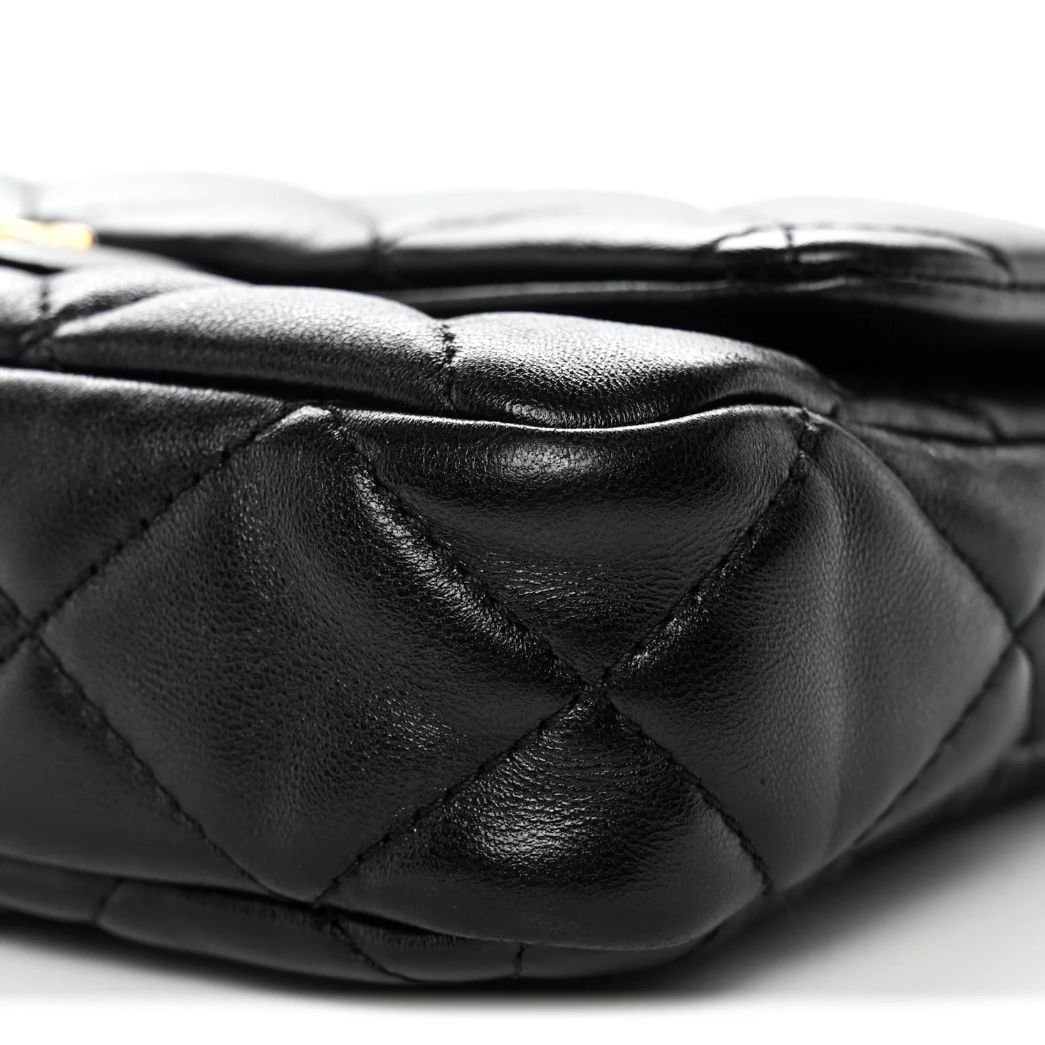 Lambskin Quilted Small Funky Town Flap Black - Top Club