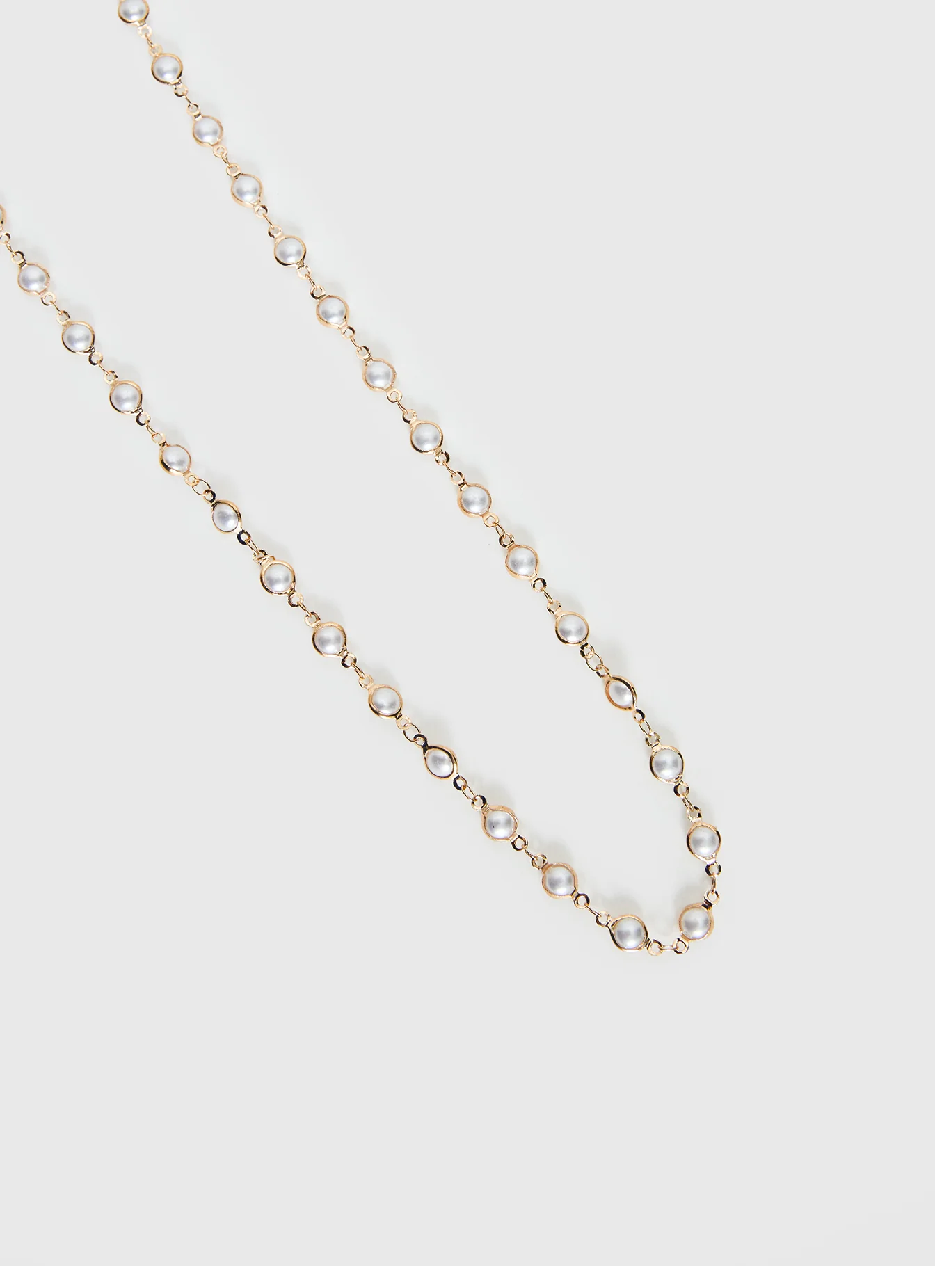 Elenita Long Necklace Gold