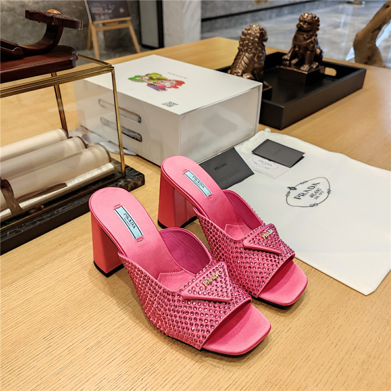 prada block heel square toe sandals - Sneaker Replica Workshop