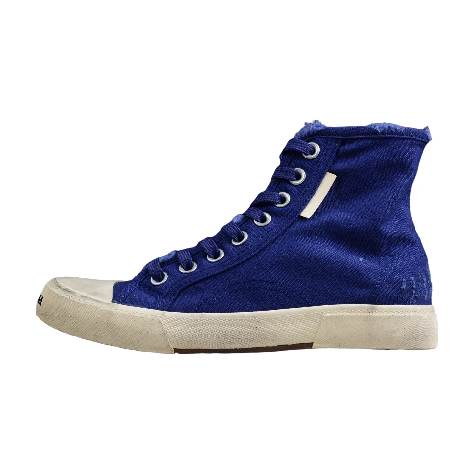 BALENCIAGA PARIS HIGH VULC DESTR x BLUE - Sneaker Replica Workshop