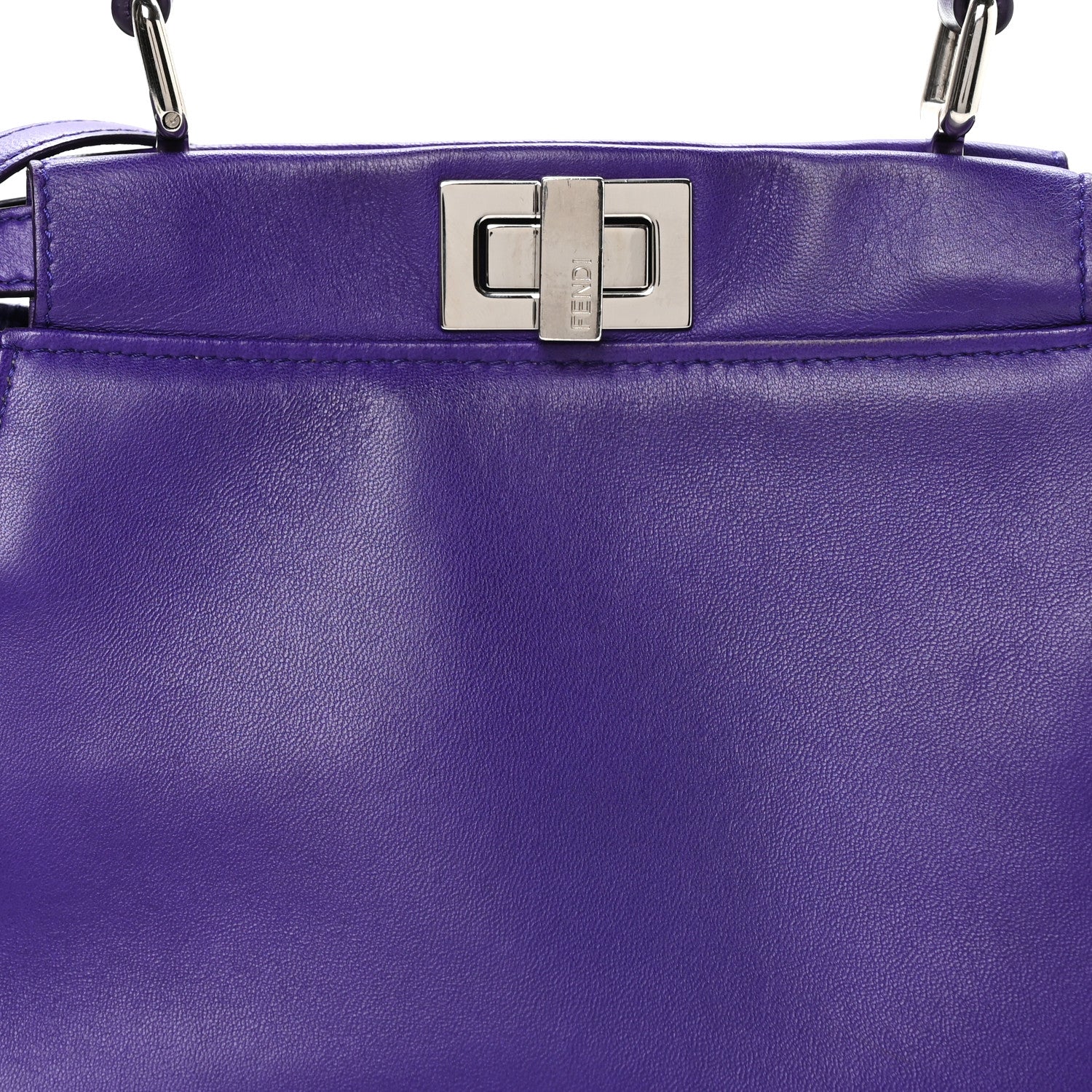 Nappa Mini Peekaboo Iconic Satchel Violet - Top Club