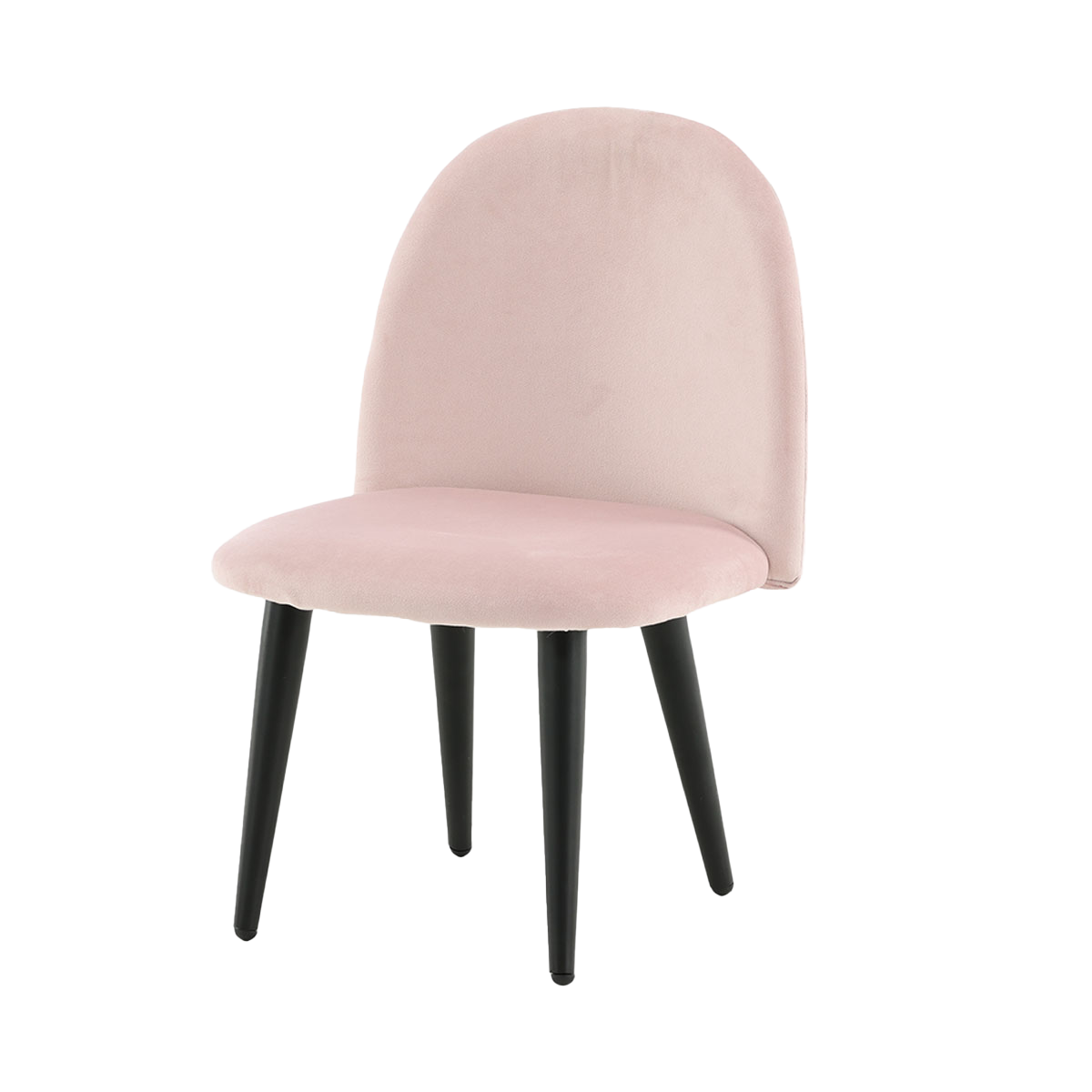 Kinderstoel Britta velvet Roze