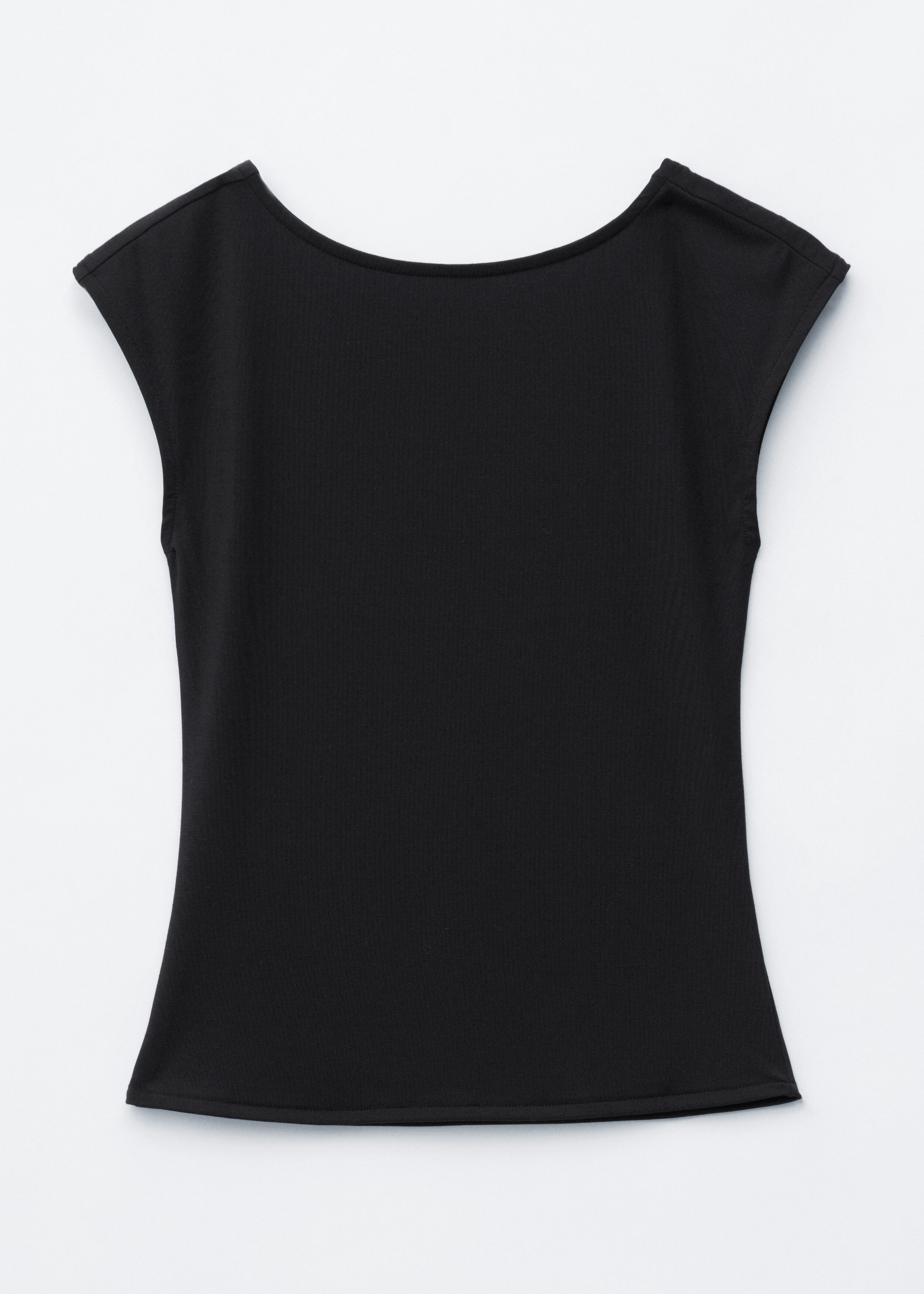 & Other Stories FITTED OPEN-BACK T-SHIRT