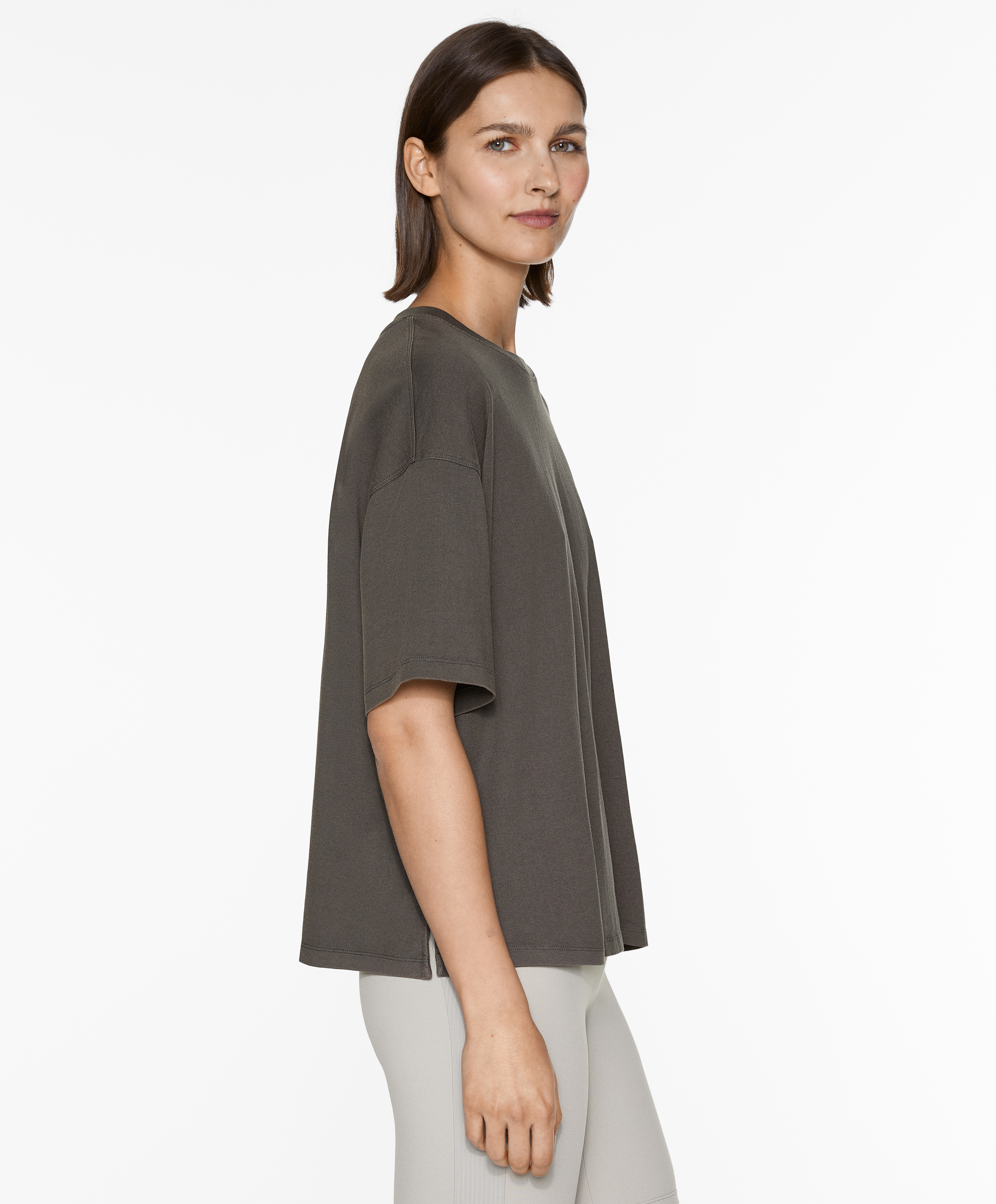 OYSHO 100% cotton short-sleeved T-shirt