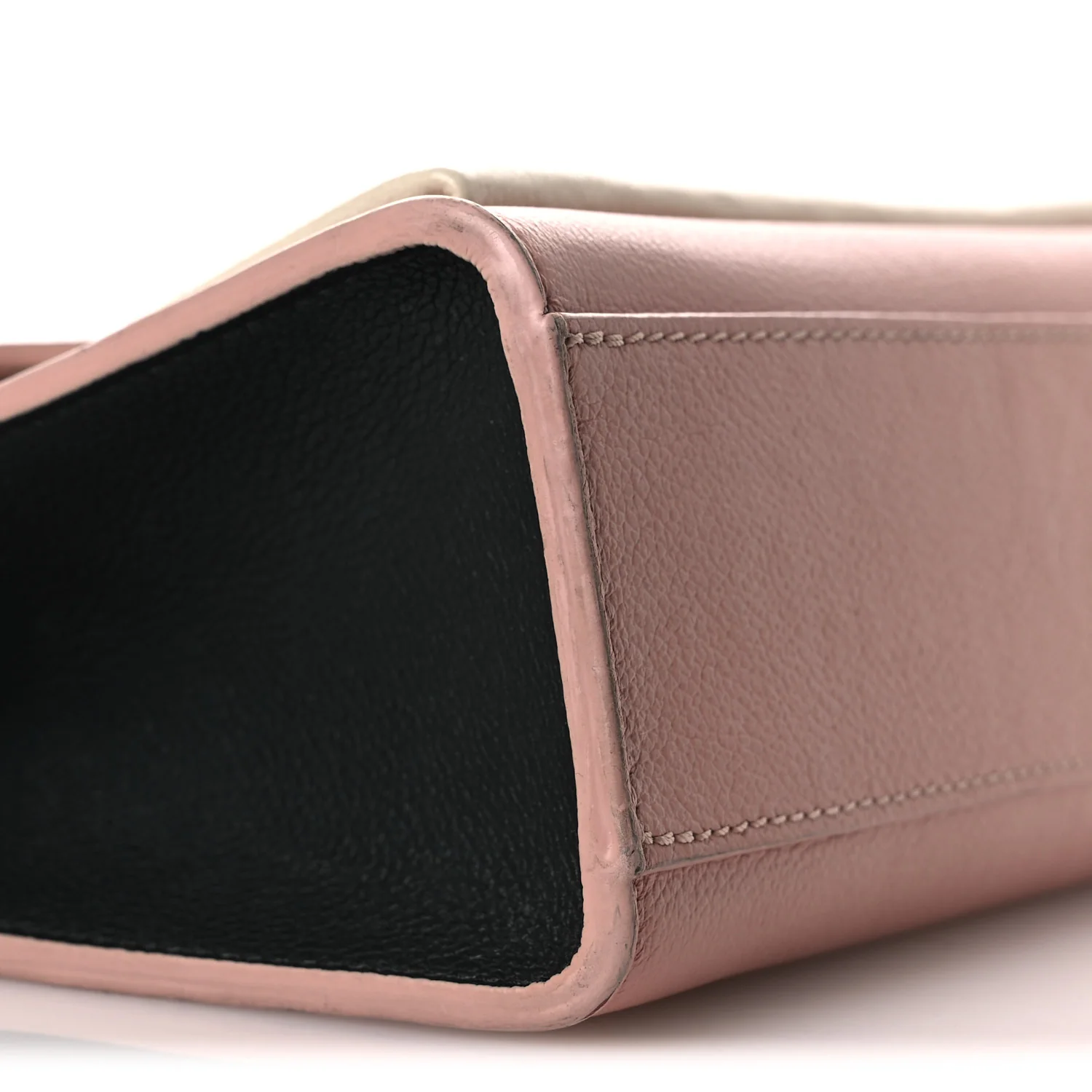 Soft Calfskin My Lockme Chain Bag BB Rose Boudoir Creme - Top Club
