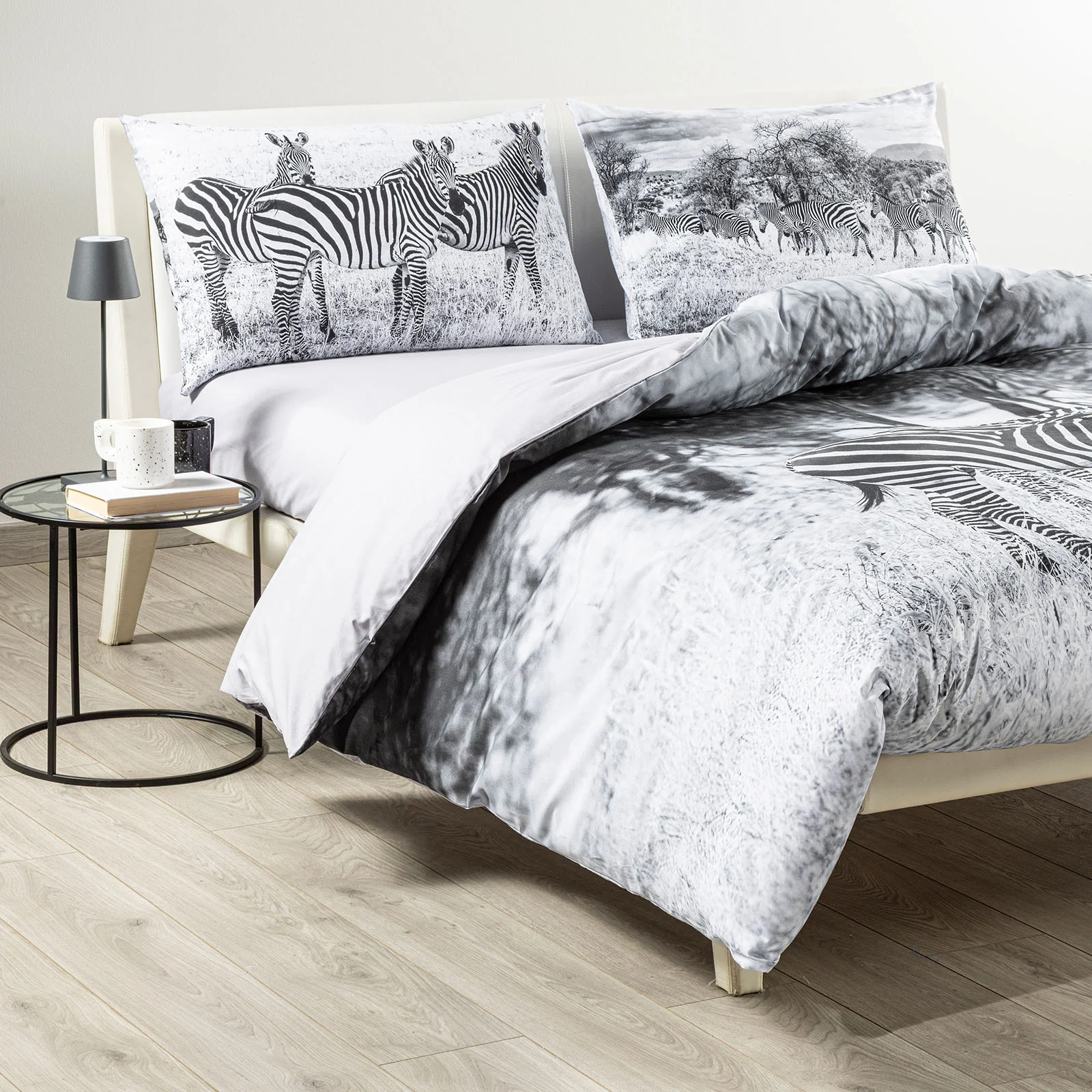 Completo Copripiumino In Cotone Savana Matrimoniale Unica Sogni Di Viaggio