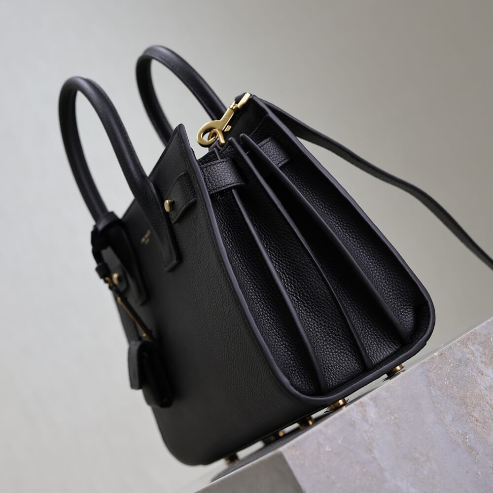 YSL SAC DE JOUR IN SUPPLE GRAINED LEATHER   BABY(HIGH-END GRADE) - Top Club