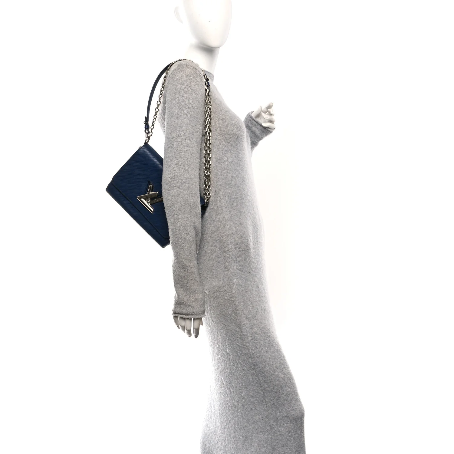 Epi Twist Shoulder Bag MM Navy