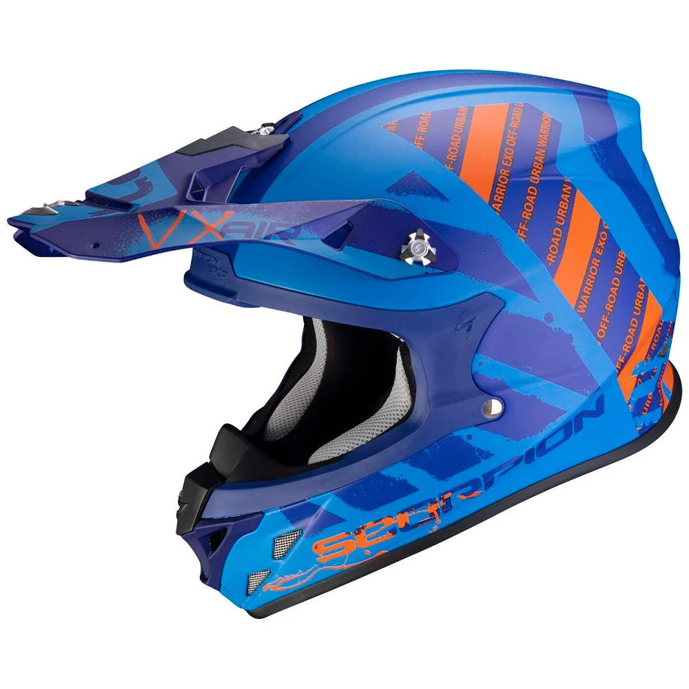 CROSS / ENDURO HELMET SCORPION VX21 URBA BLUE / ORANGE