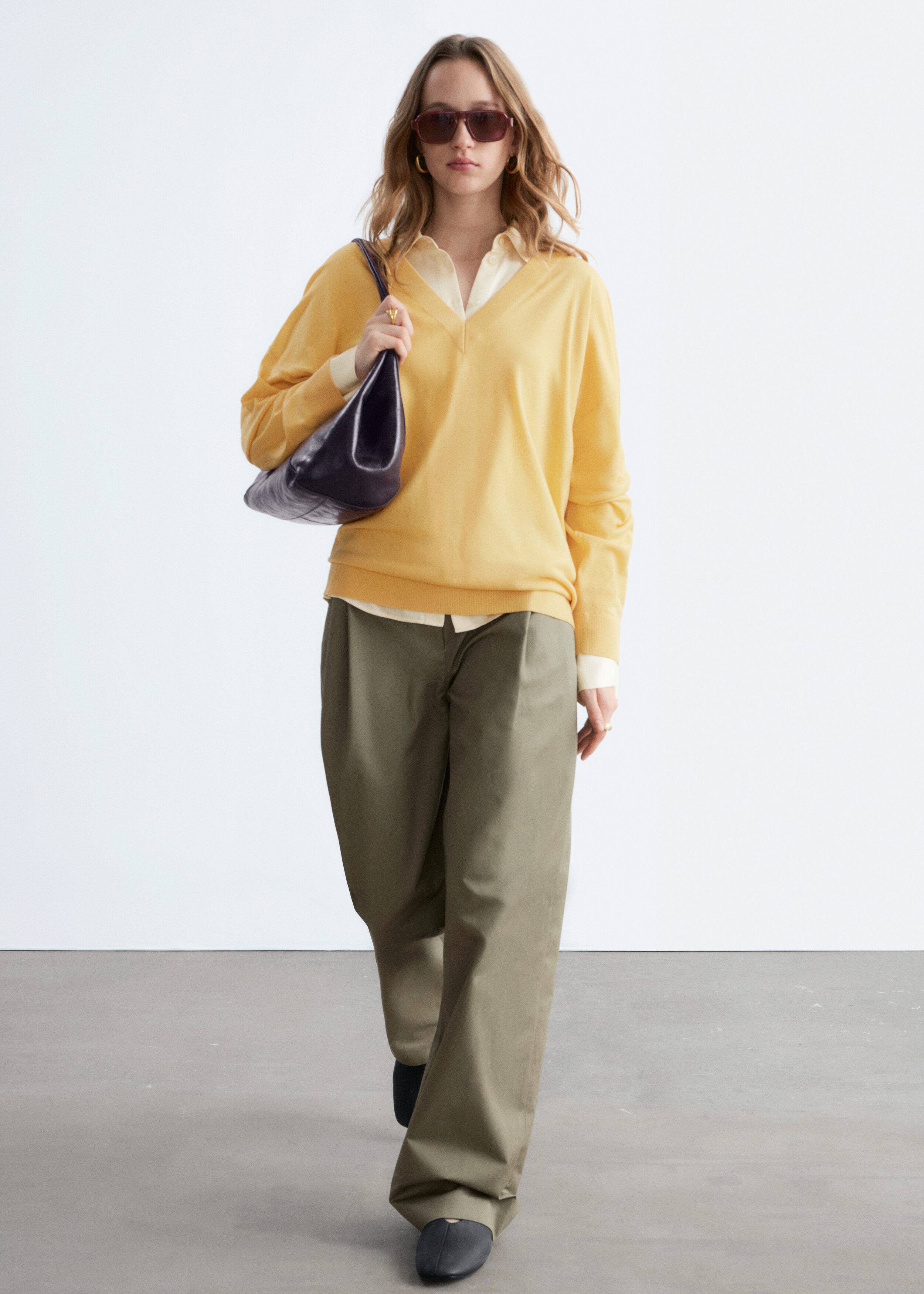 & Other Stories PLEATED COTTON TROUSERS