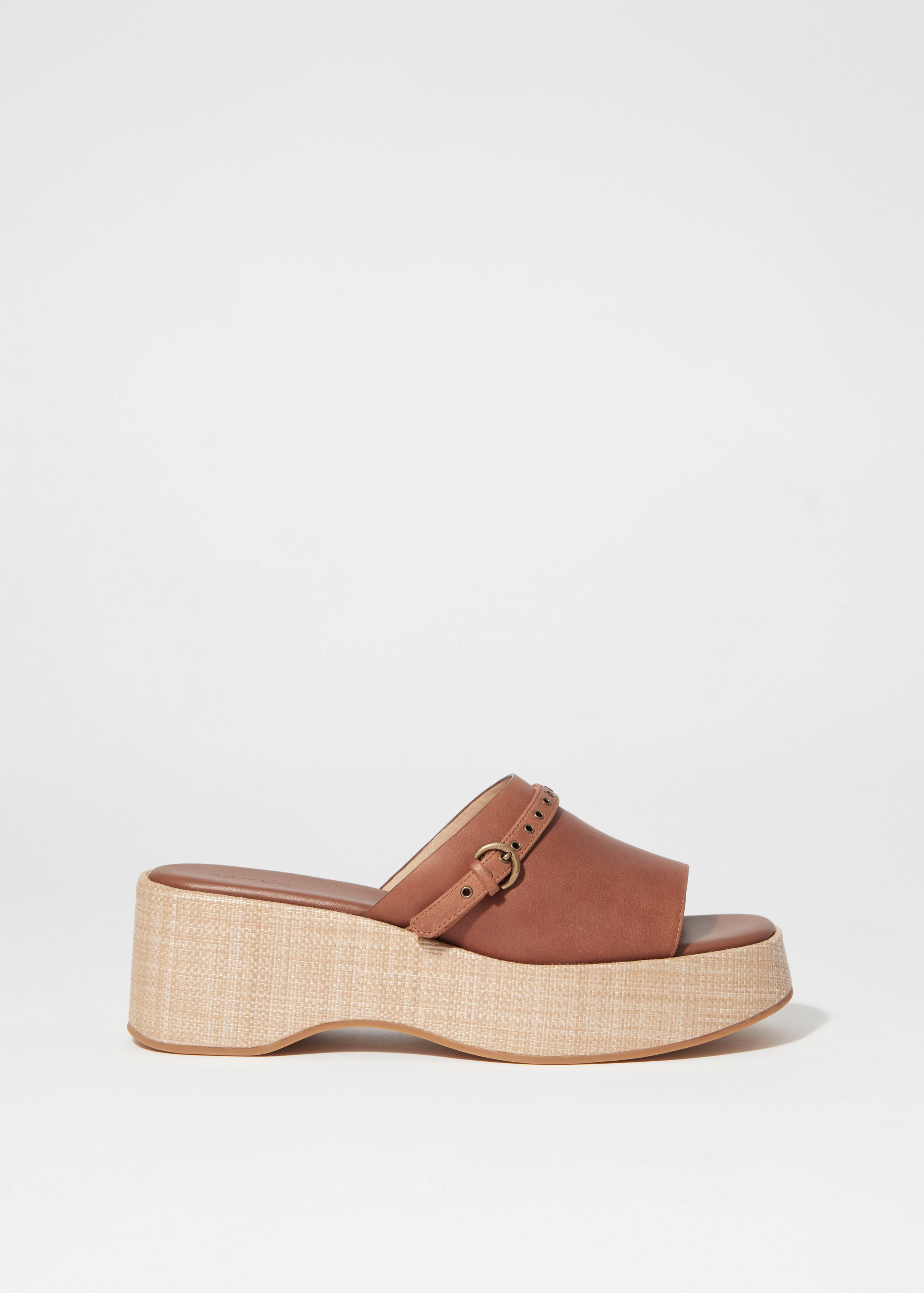 & Other Stories SUEDE PLATFORM MULES