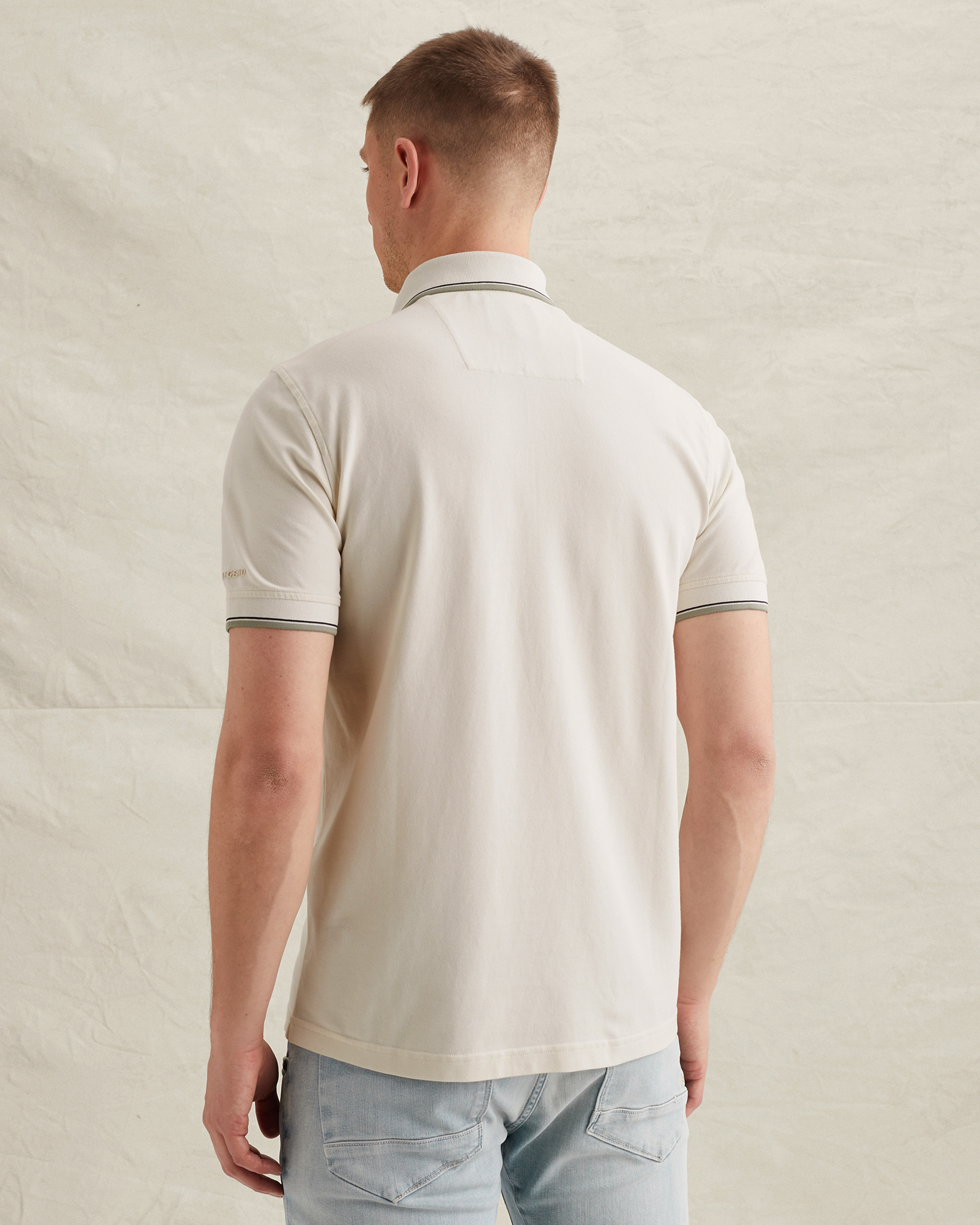 Polo shirt in piqué with artworkx