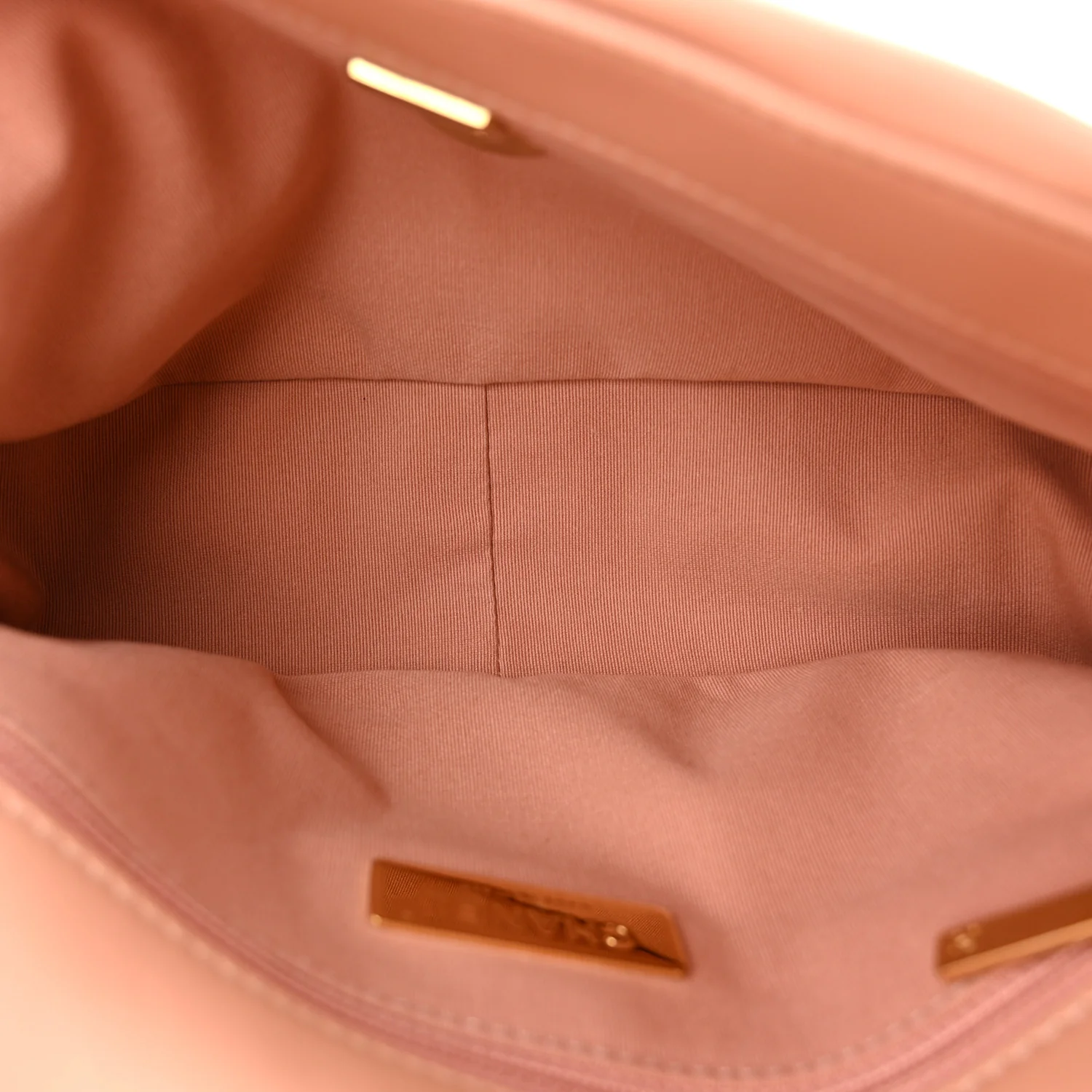 Lambskin Quilted Medium Chanel 19 Flap Beige - Top Club